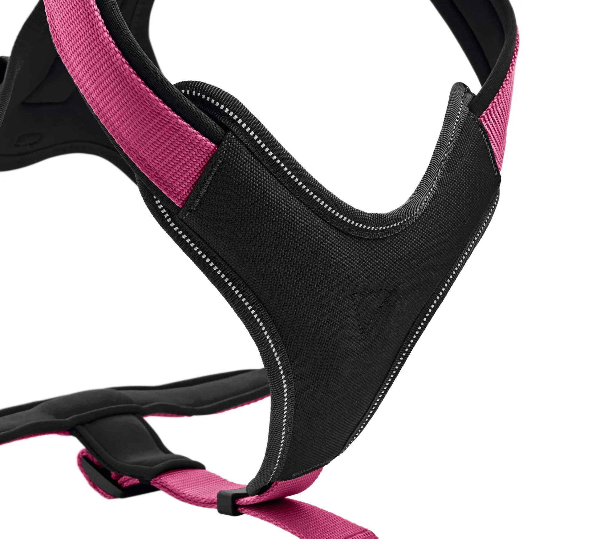 Pettorina Neopren M 53-65 cm, 20 mmNylon lampone/Neopren nero - immagine 2
