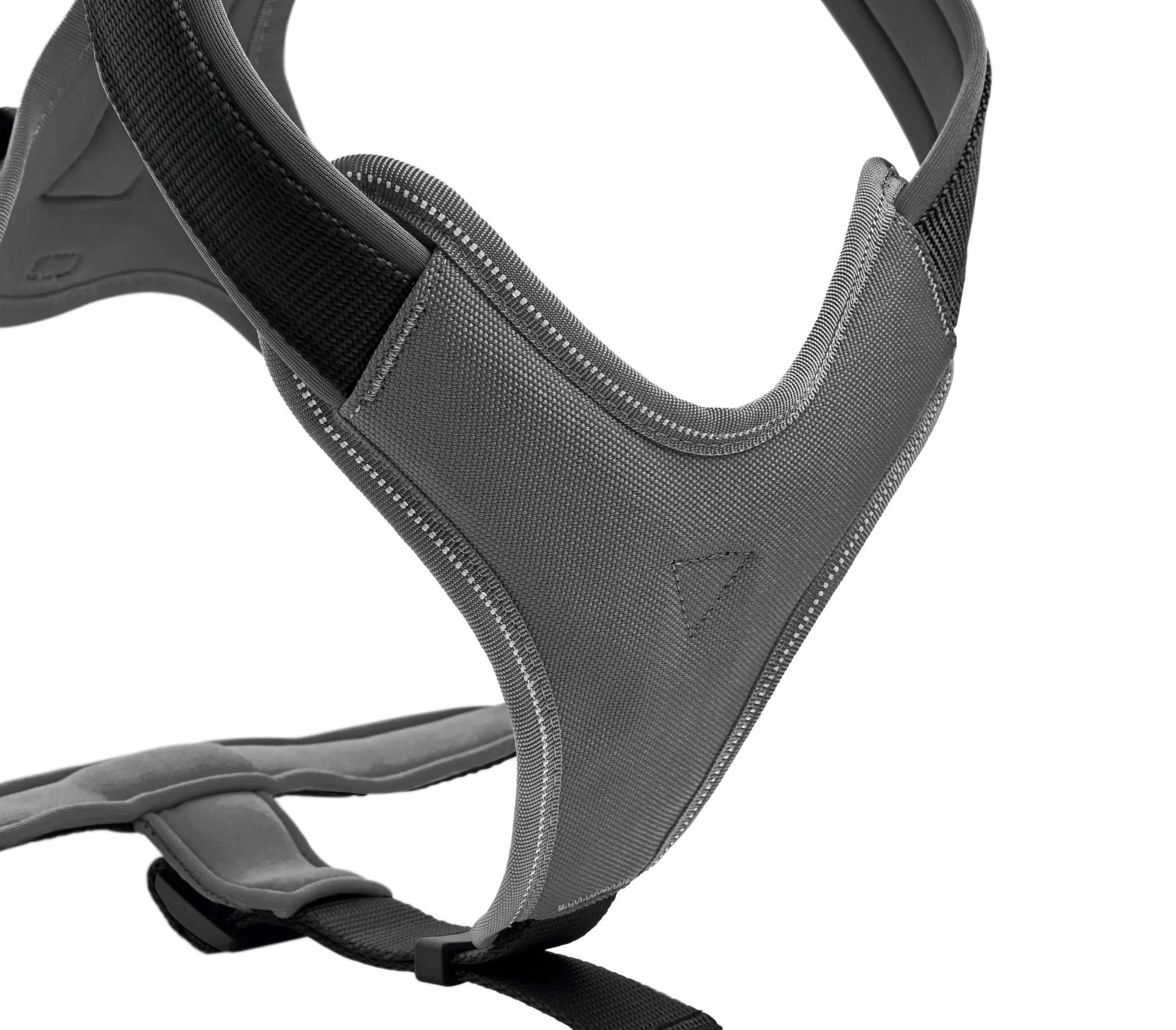 Hunter Pettorina in neoprene per cani, in nylon, con imbottitura morbida in neoprene, Nero/Grigio, 60-76/M-L - immagine 6