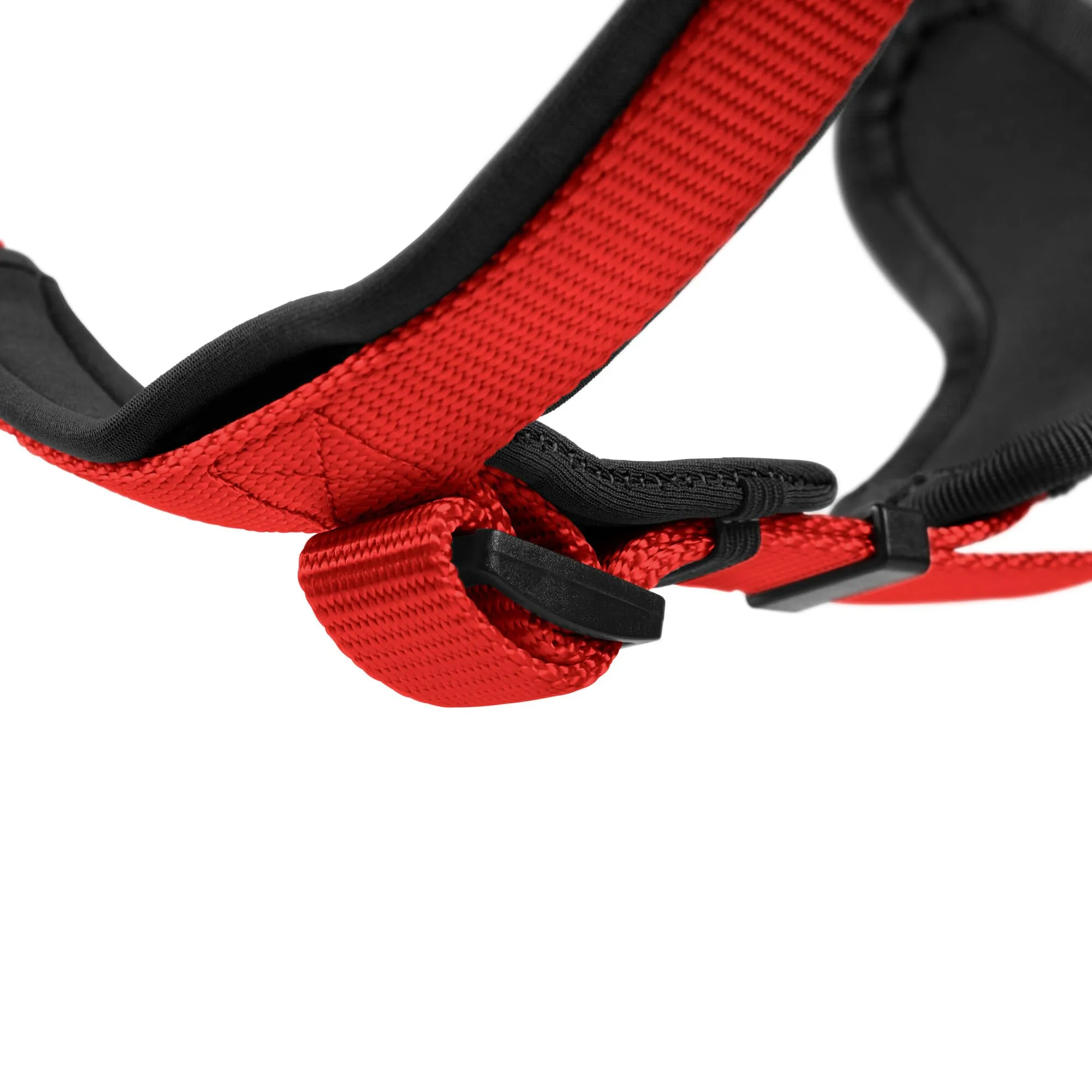 Hunter - Pettorina in neoprene per cani, in nylon, con imbottitura morbida in neoprene, Rosso/Nero, 73-94/L - immagine 4