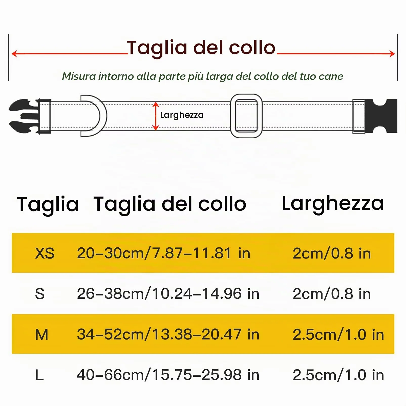 HEELE Collare per Cani, Collare Cane Riflettente Imbottito Nylon Regolabile Traspirante Collari per Cani di Taglia Media, Rosso, M(34-52cm) - immagine 6