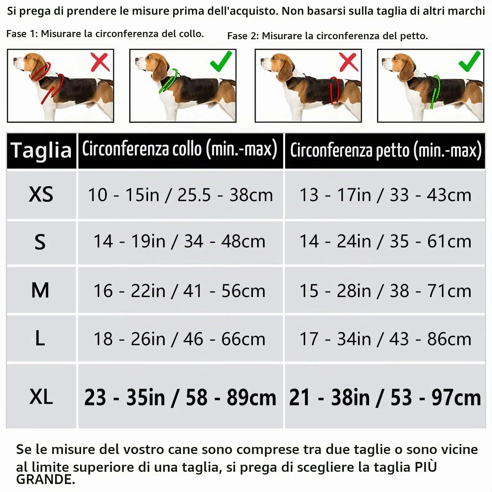 HEELE Pettorina Cane No Pull Imbracatura Riflettente e Traspirante, con Gancio in Metallo e Manico Imbottita, Pettorina Cane Taglia Grande per Addestrare Le Passeggiate, Rosso, XL - immagine 2
