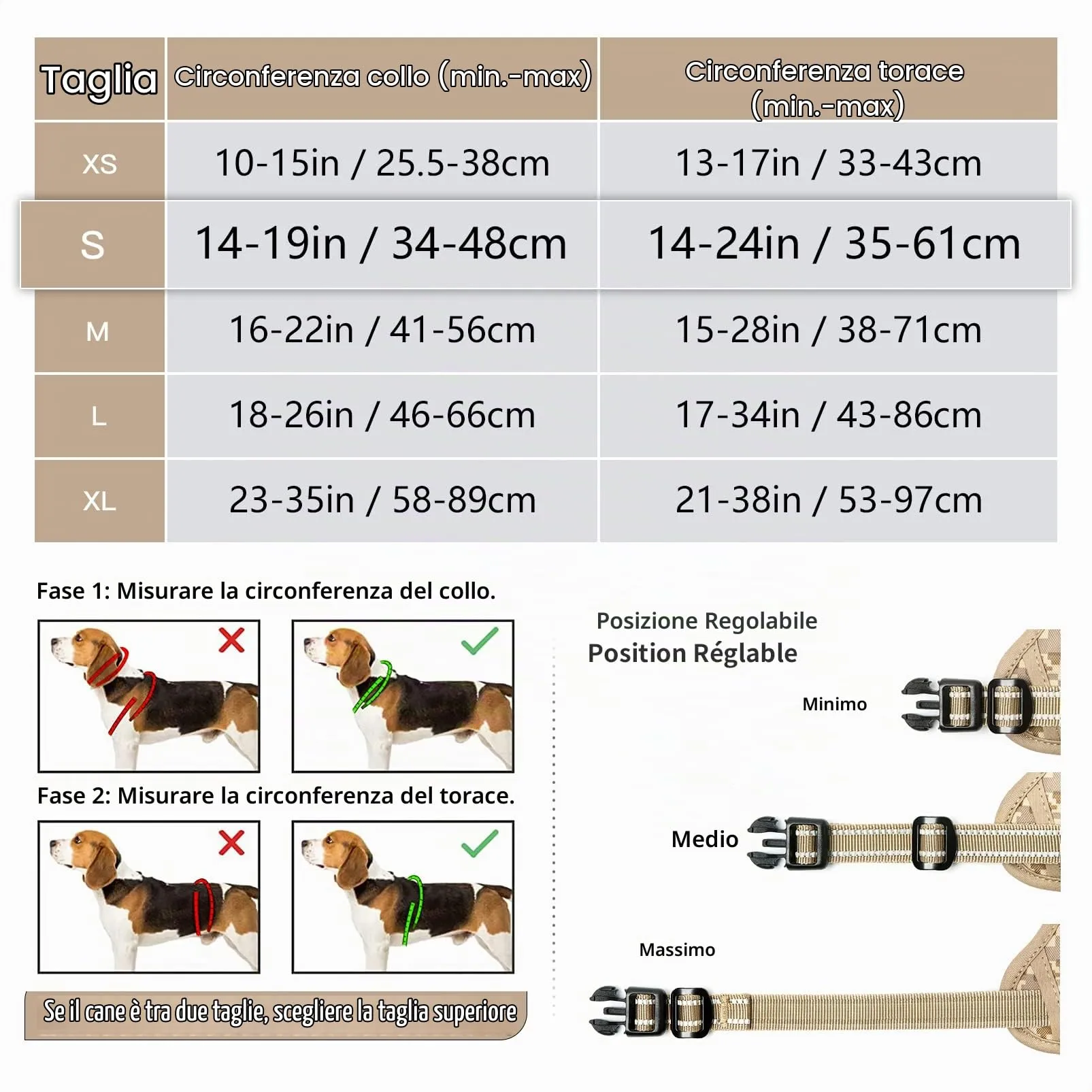 HEELE Pettorina Cane Anti-Tiro, Imbottita, Riflettente, Camo Bronzo, S - immagine 3