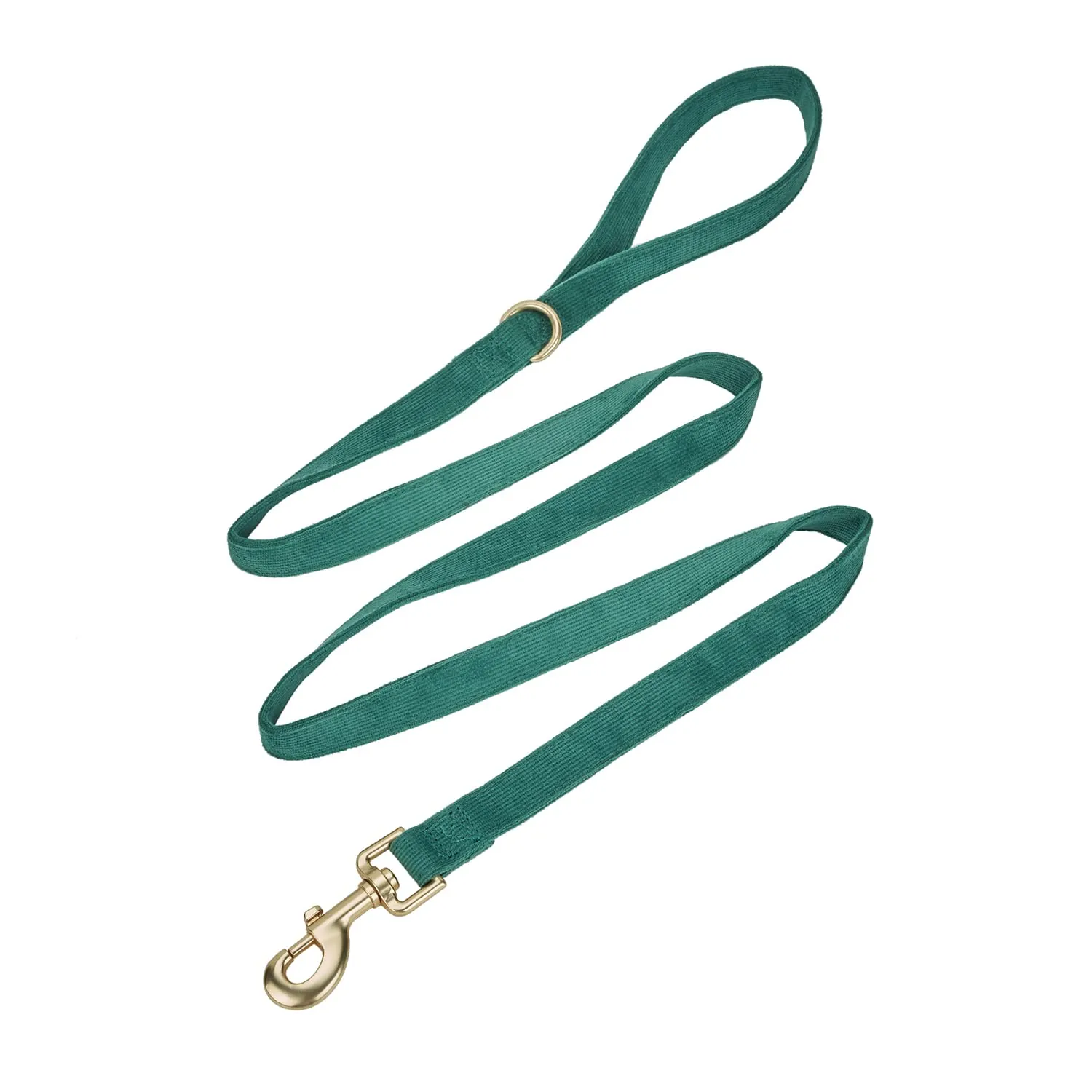 YUDOTE Set di Collare e Guinzaglio per Cani Piccolo, Morbido Collare e Guinzaglio in Corduroy Non Irritante Combinazione Abbinata per Passeggiate Quotidiane, Verde - immagine 6