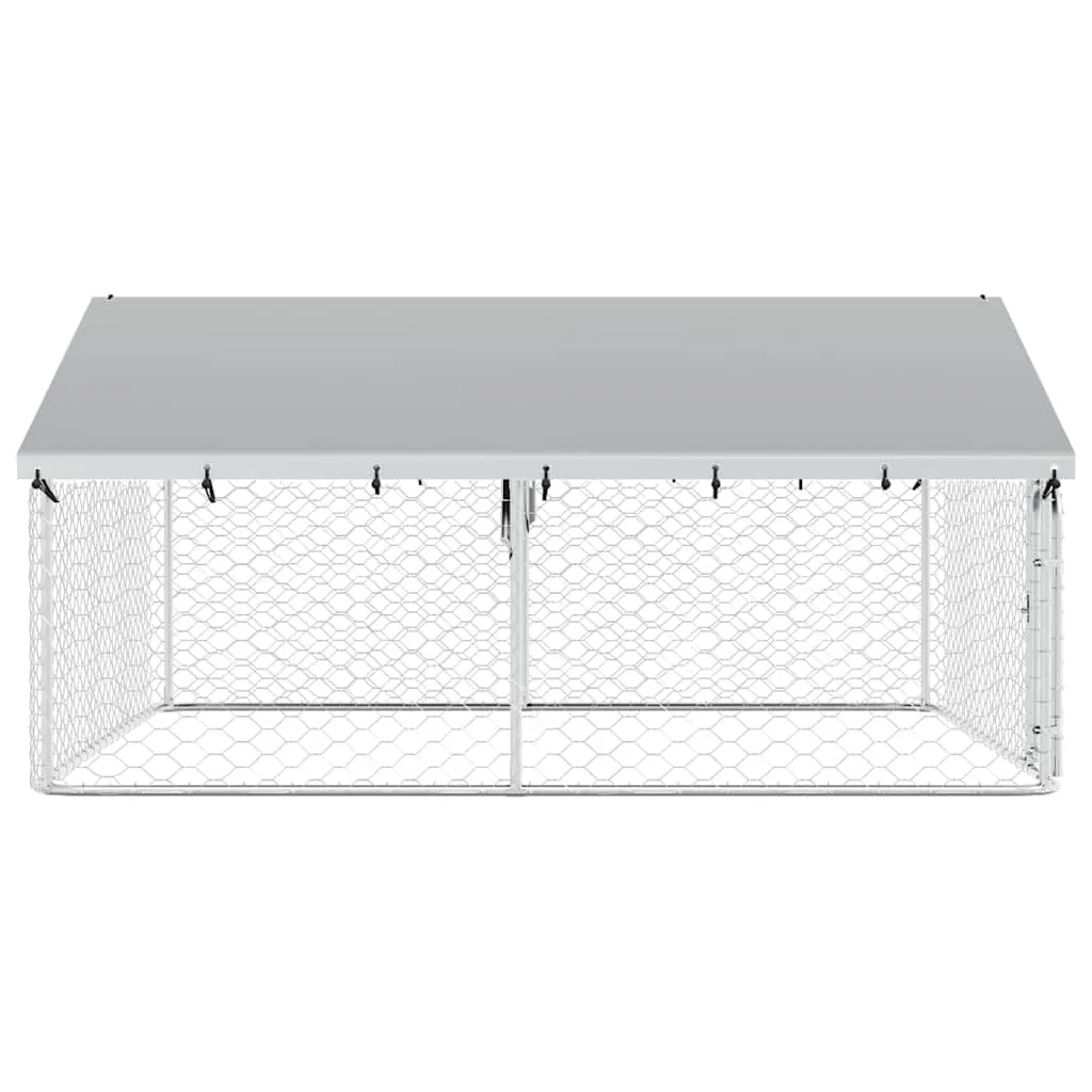 Gabbia per Cani da Esterno con Tetto 300x300x150 cm - immagine 6