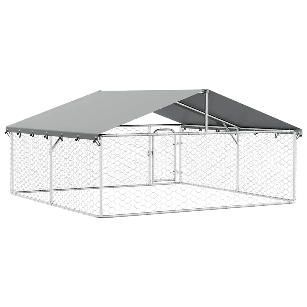 Gabbia per Cani da Esterno con Tetto 300x300x150 cm - immagine 7