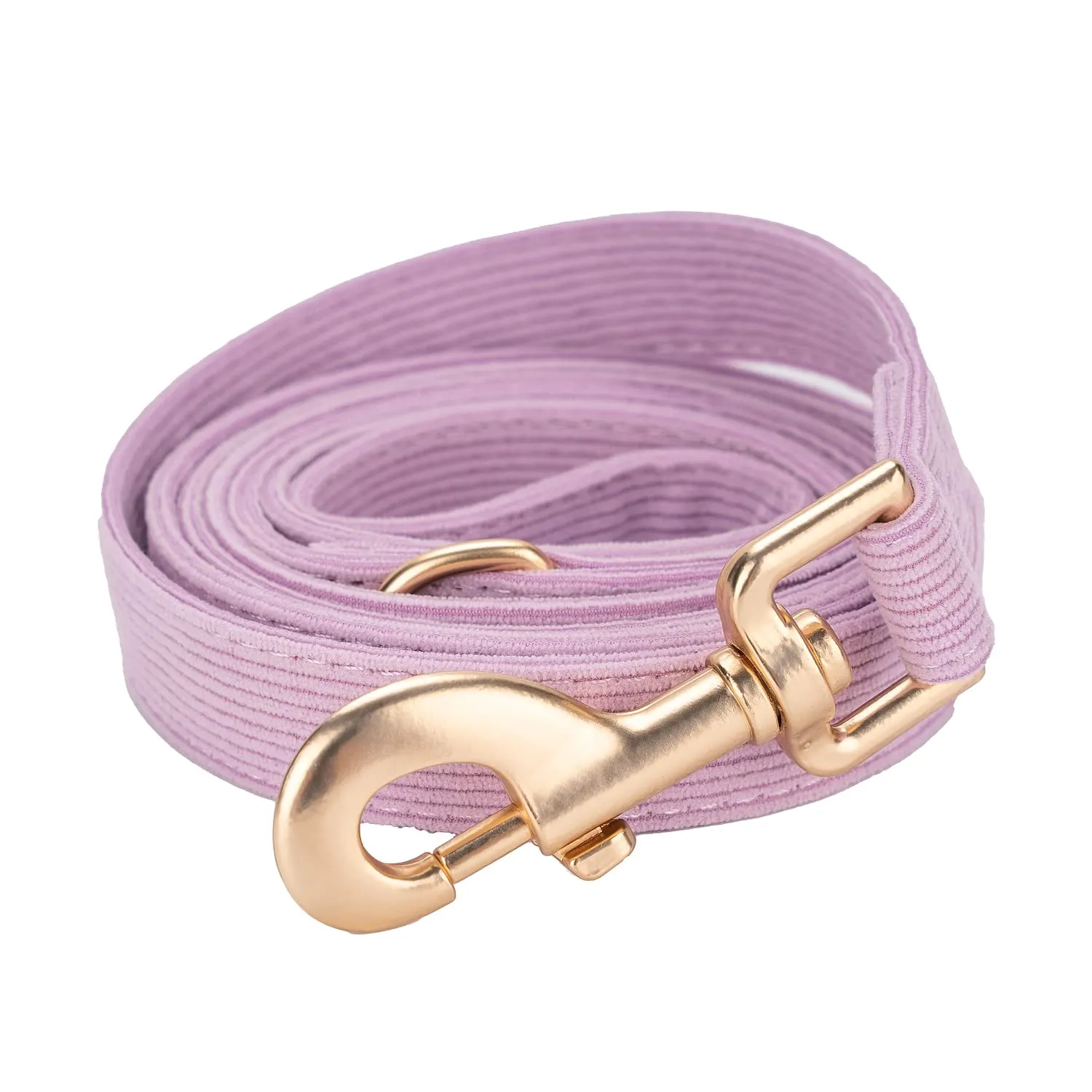YUDOTE Set di Collare e Guinzaglio per Cani Grande, Morbido Collare e Guinzaglio in Corduroy Non Irritante Combinazione Abbinata per Passeggiate Quotidiane, Viola - immagine 6