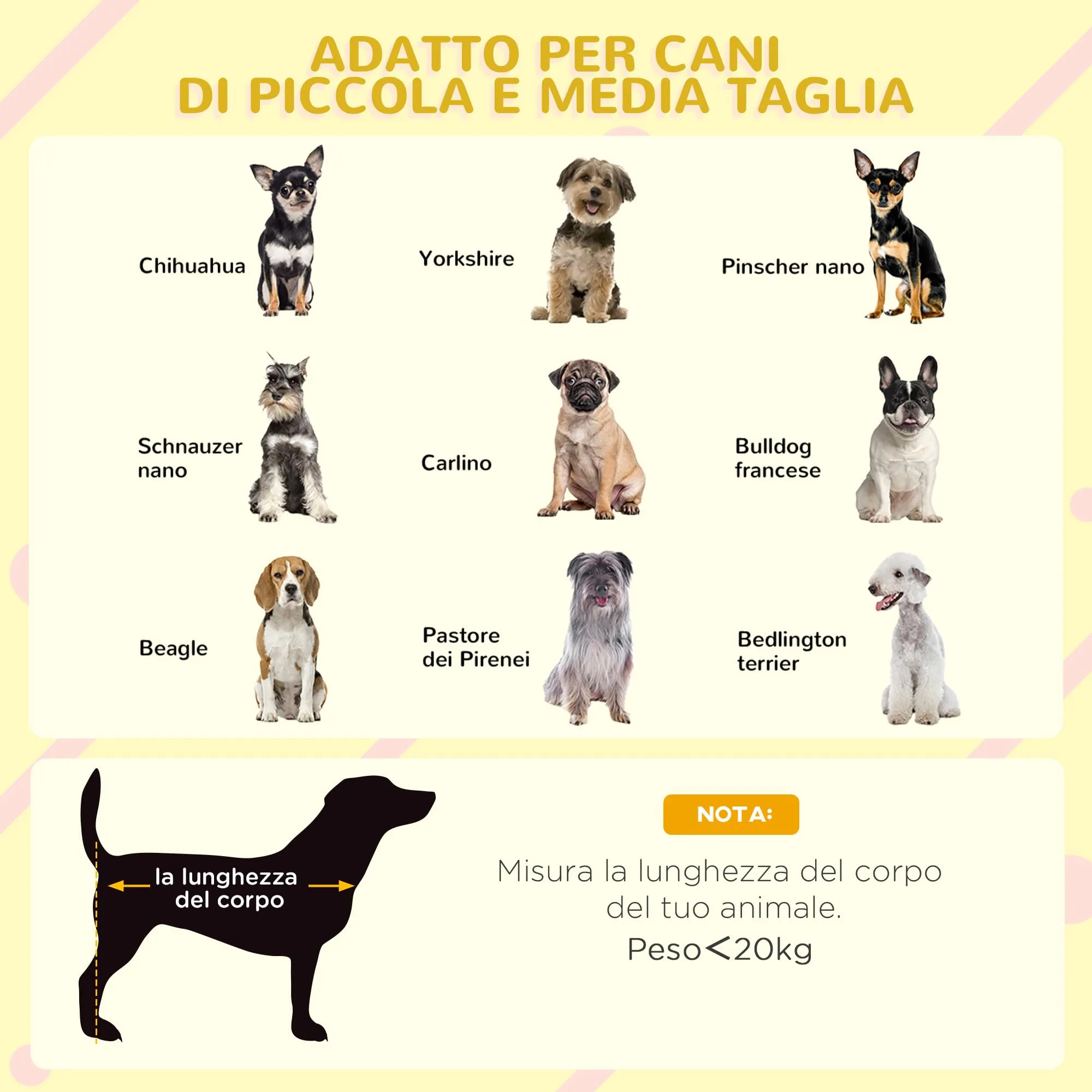 PawHut Casetta per Cani, Cuccia Cane Esterno 90x62x71 cm Grigio Chiaro - immagine 6