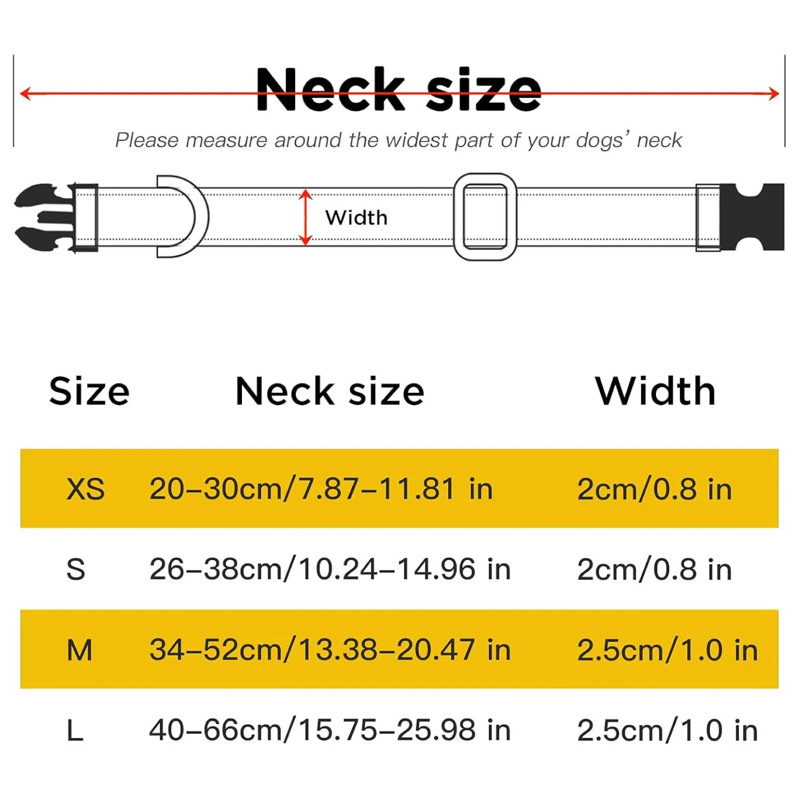 HEELE Collare per Cani, Collare Cane Riflettente Imbottito Nylon Regolabile Traspirante Collari per Cani di Taglia Grande, Corallo, L(44-66cm) - immagine 6