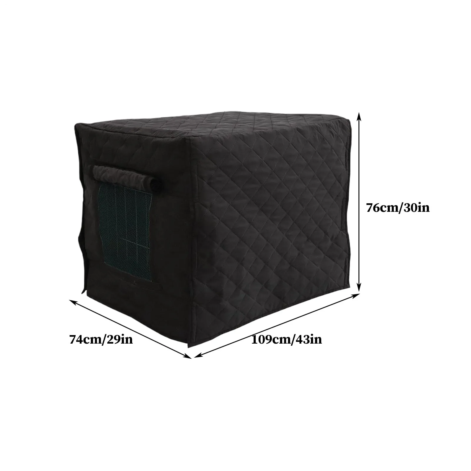 Copertura Per Cuccia - Tenda Per La Privacy Ventilata, Pannello Protettivo Impermeabile Per Esterni, Scudo Traspirante Isolante, Copertura Per Cassa Grande | Accessorio Affidabile Per La Casa Invernal - immagine 7