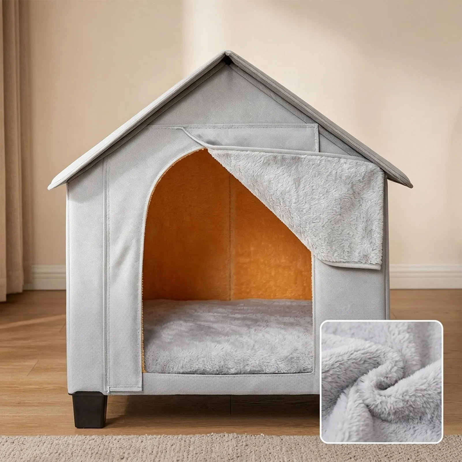 Cuccia termoisolante invernale da cani Rifugio Impermeabile Per Cuccioli - immagine 9