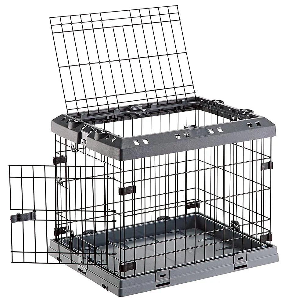 Ferplast Gabbia Cane in Metallo Gabbia Pieghevole per Cani Molto Piccoli SUPERIOR 60 Recinto in metallo, con Separatore, Doppia serratura, 62 x 47 x h 50 cm. - immagine 3