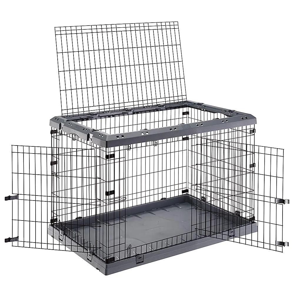 Ferplast Gabbia Cane in Metallo Gabbia Pieghevole per Cani Molto Grandi SUPERIOR 120 Recinto in metallo, con Separatore, Doppia serratura, 118 x 77 x h 82,5 cm. - immagine 3