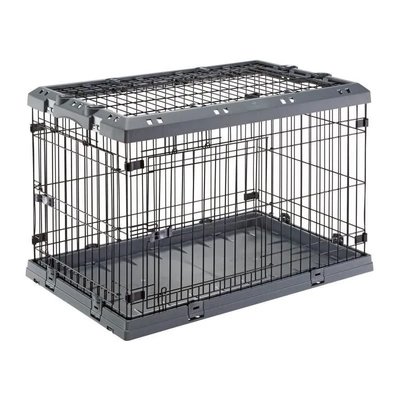 Ferplast Gabbia Cane in Metallo Gabbia Pieghevole per Cani Molto Grandi SUPERIOR 120 Recinto in metallo, con Separatore, Doppia serratura, 118 x 77 x h 82,5 cm. - immagine 4