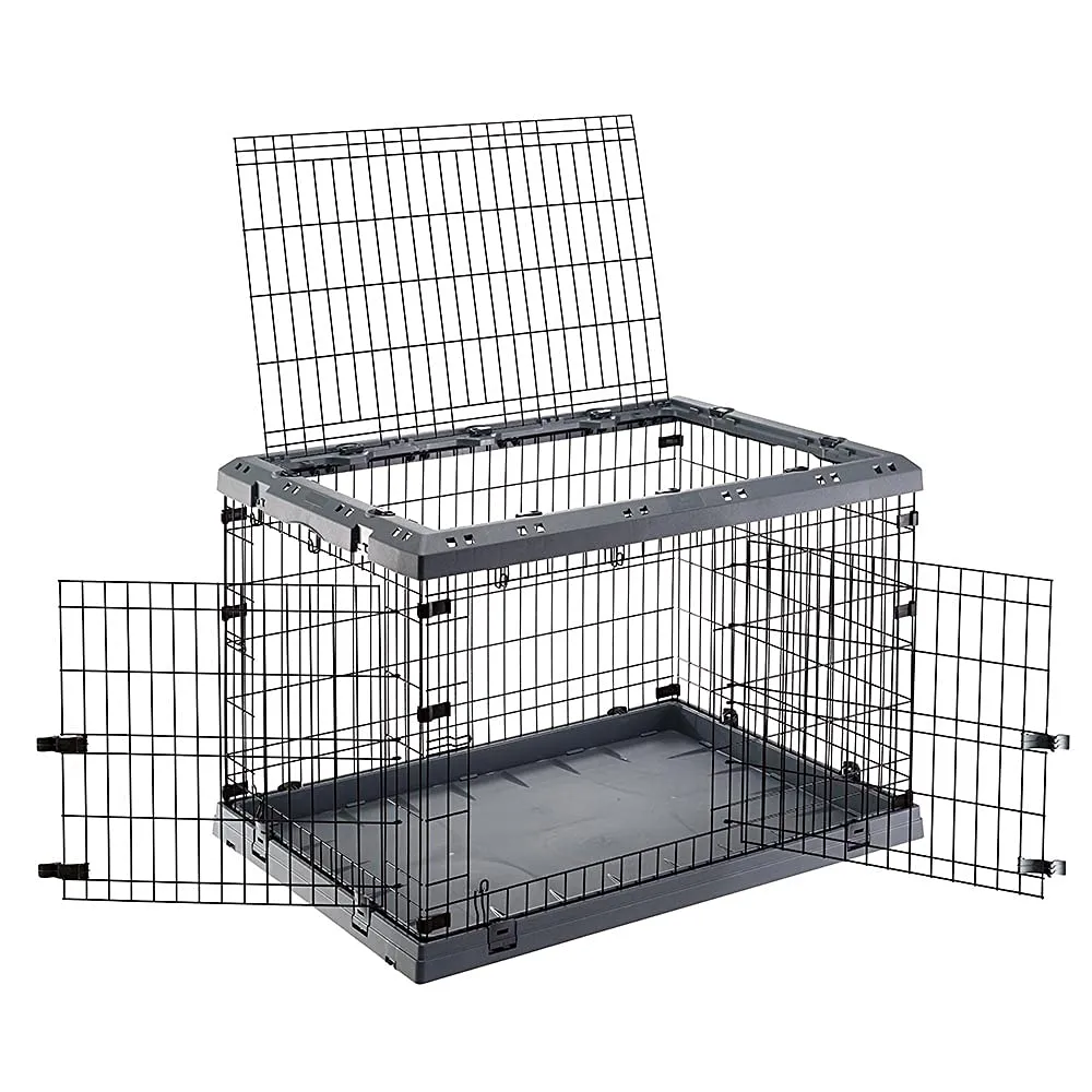 Ferplast Gabbia Cane in Metallo Gabbia Pieghevole per Cani Grandi Superior 105 Recinto in Metallo, con Separatore, Doppia Serratura, 107 x 77 x h 73,5 cm. - immagine 3