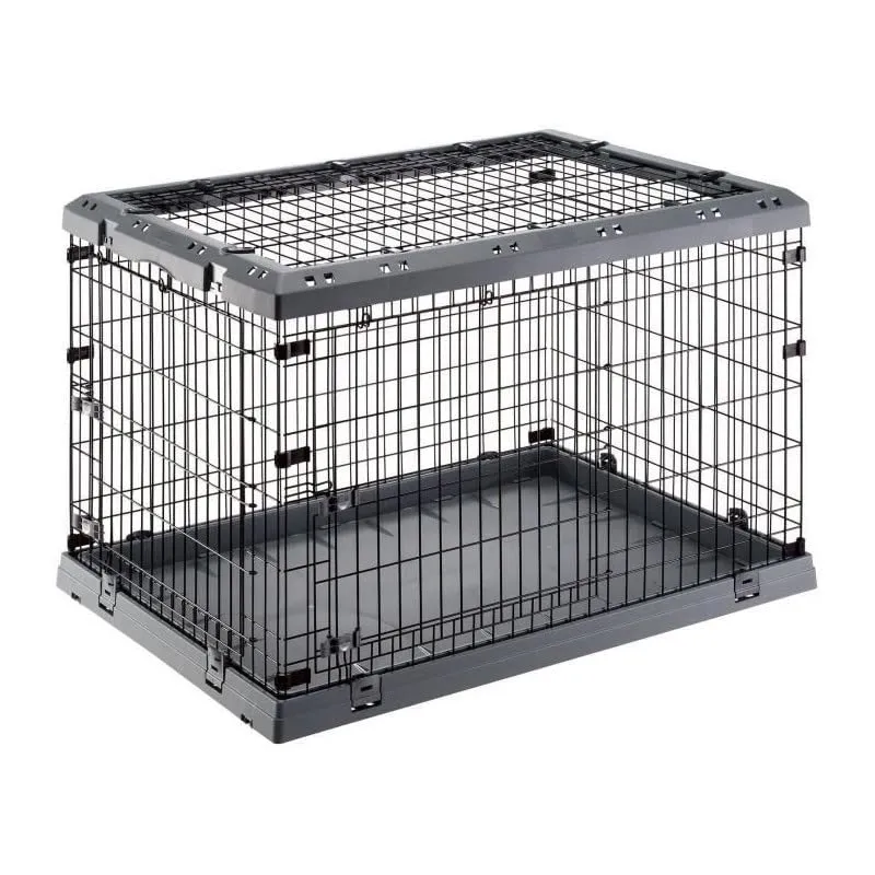 Ferplast Gabbia Cane in Metallo Gabbia Pieghevole per Cani Grandi Superior 105 Recinto in Metallo, con Separatore, Doppia Serratura, 107 x 77 x h 73,5 cm. - immagine 4