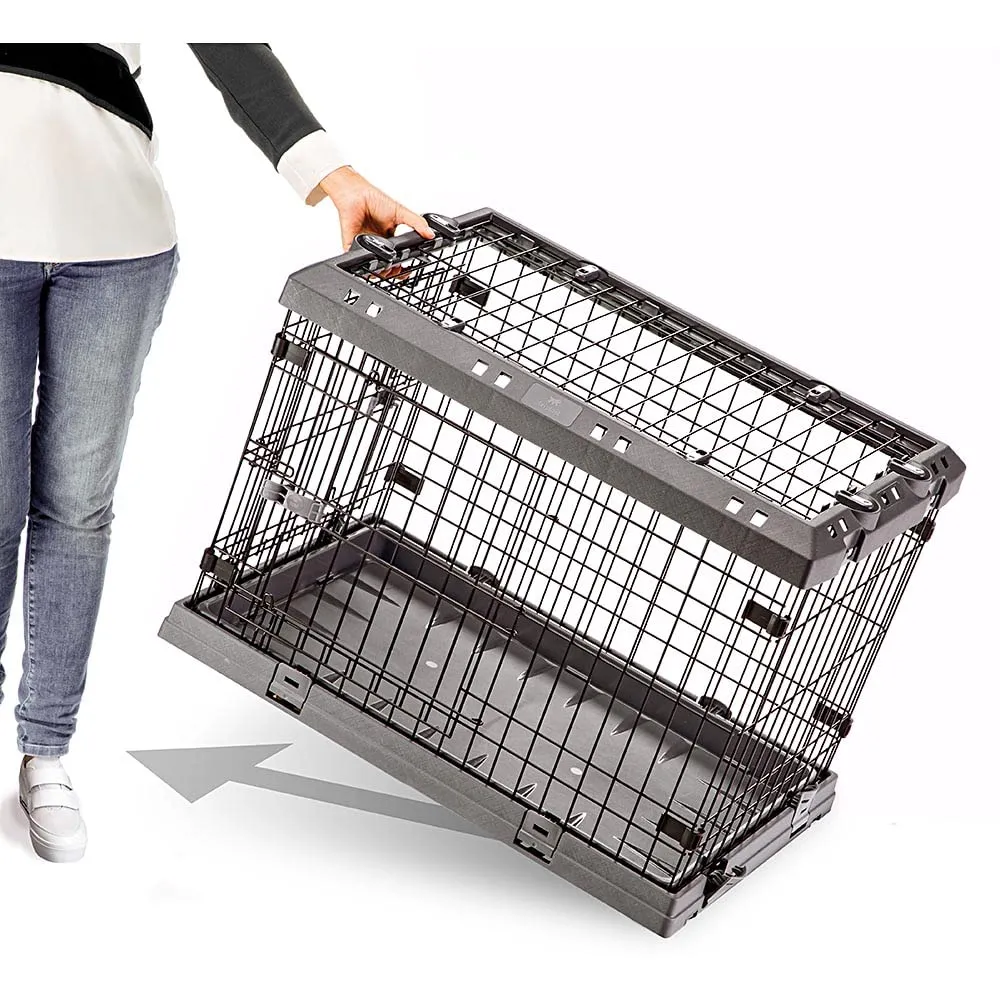 Ferplast Gabbia Cane in Metallo Gabbia Pieghevole per Cani Grandi Superior 105 Recinto in Metallo, con Separatore, Doppia Serratura, 107 x 77 x h 73,5 cm. - immagine 7