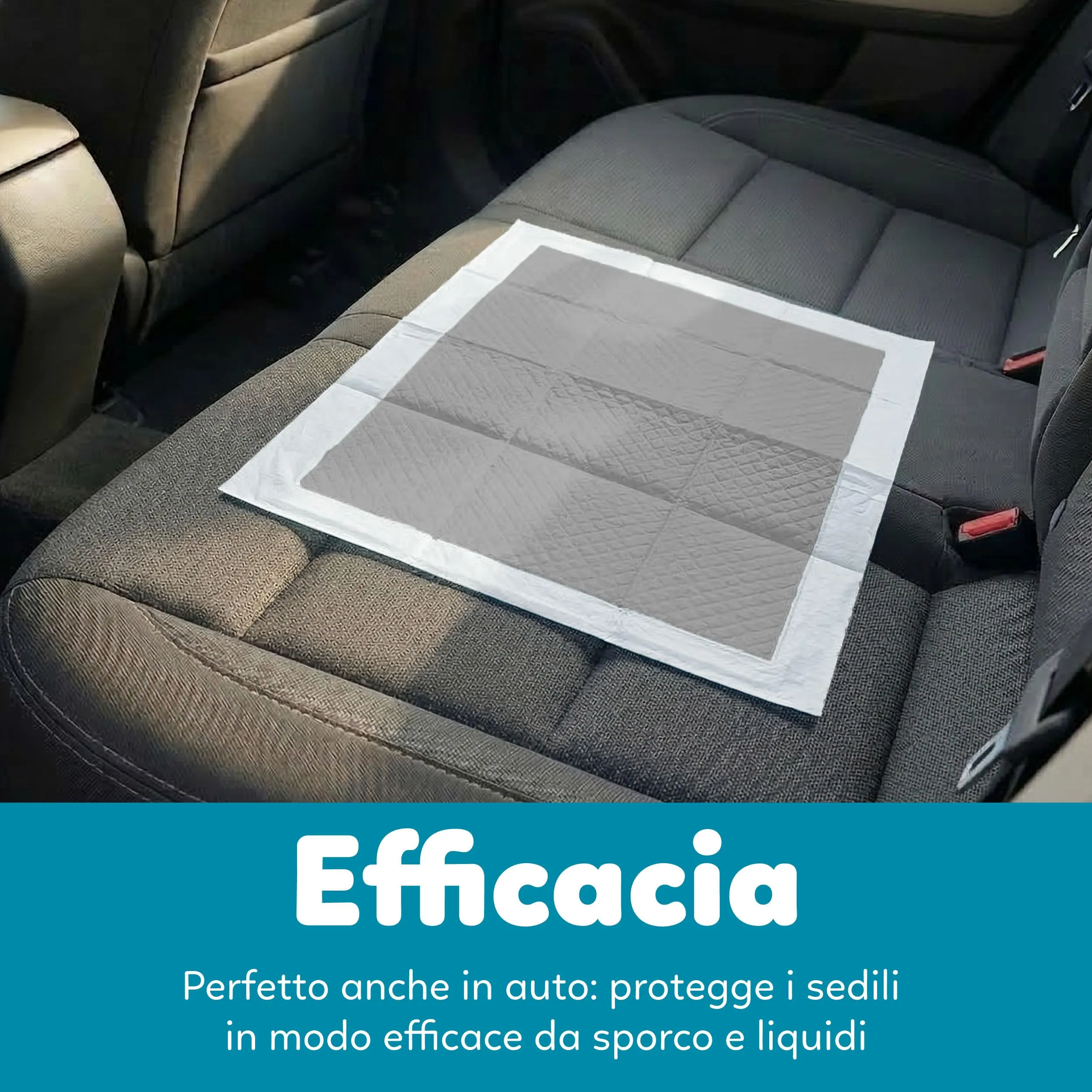 AQPET Tappetini per Cani ai Carboni Attivi 5 Strati 60x60 cm, 180 Pezzi - immagine 6
