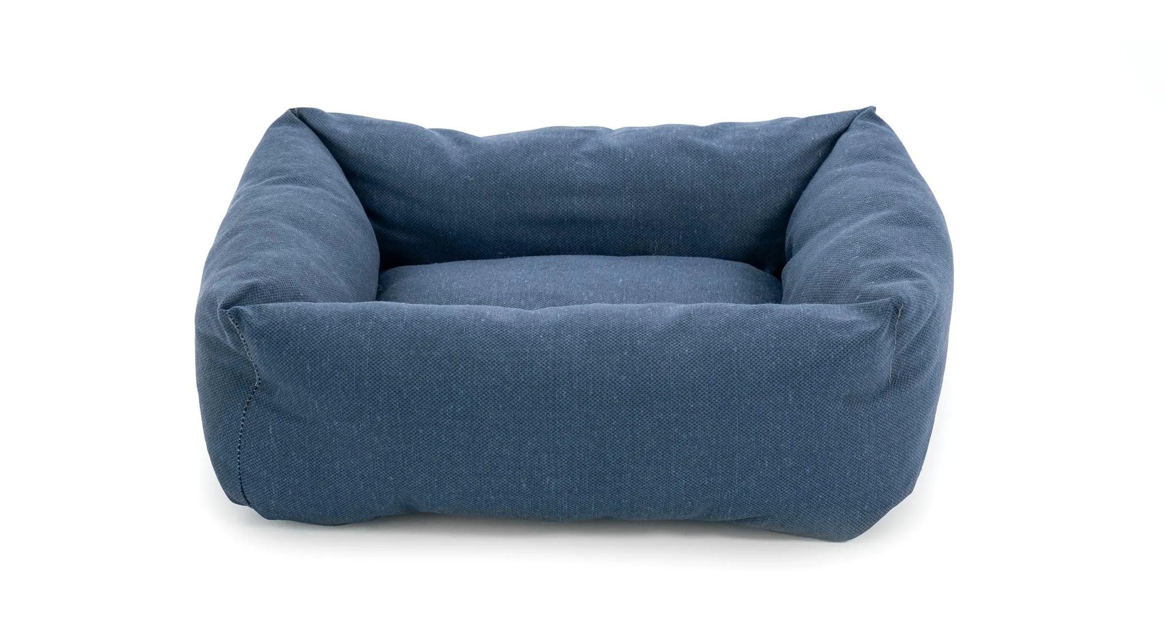 Record - Cuccia per Cani e Gatti Mono in Cotone, Colore: Blu, 60 x 45 x 15h cm. Lettino imbottito per animali a rapida asciugatura, morbido e accogliente. Cuscino rettangolare per cani e gatti. - immagine 1