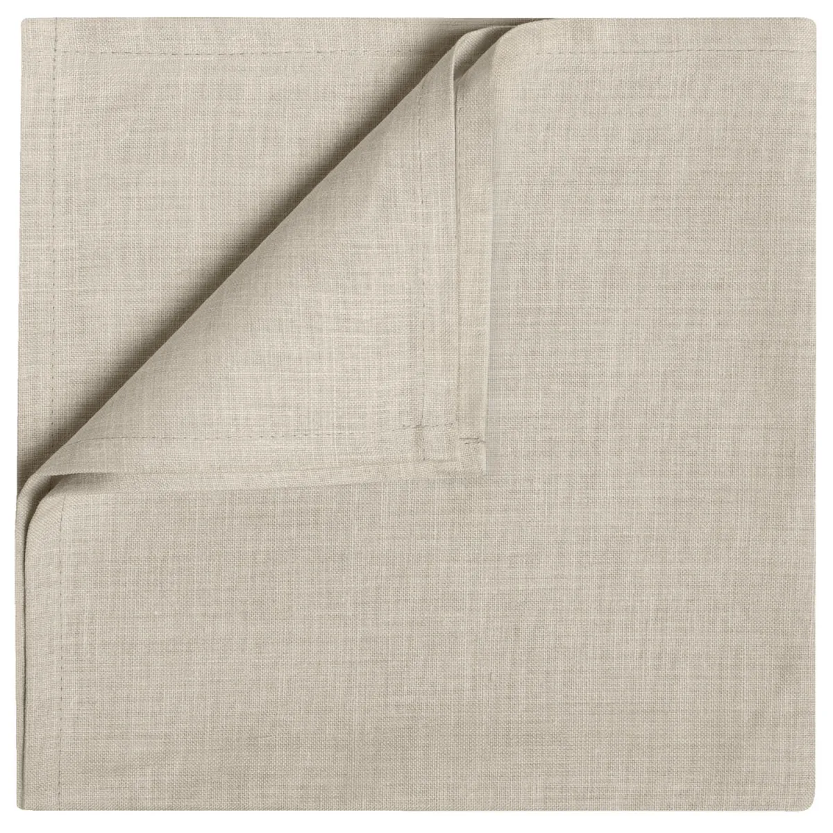 6x ERWIN M. Tovagliolo Ledana; 50x50 cm (LxL); sabbia; 6 pz. / Pacco - immagine 1