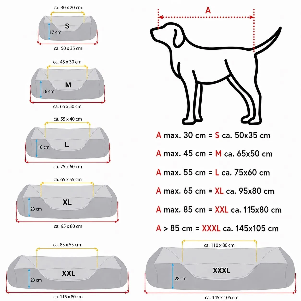 BedDog Cuscino per Cani ZARA Cuccia Lettino con Fodera Lavabile - immagine 3