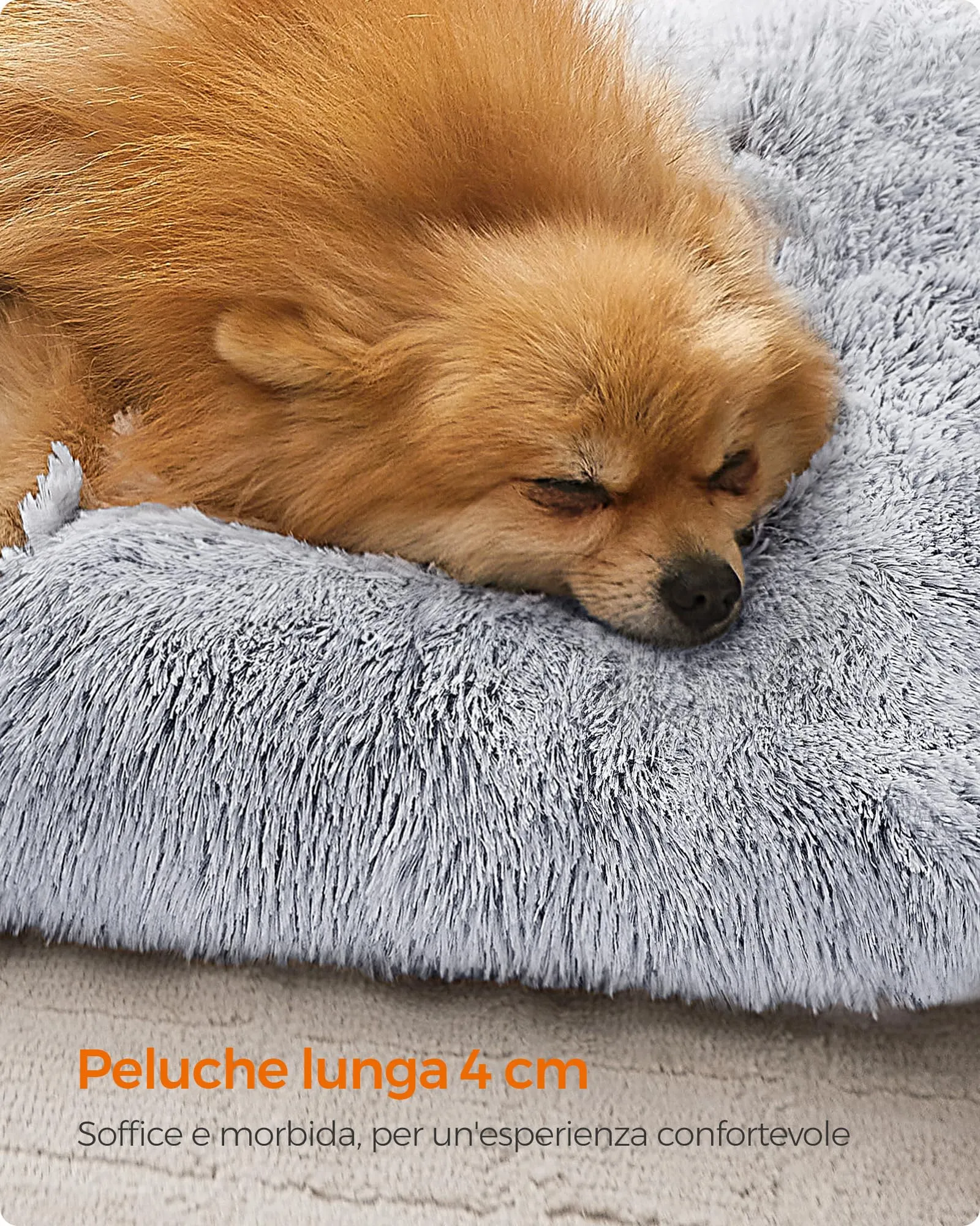 Feandrea Cuccia per Cani, Tappetino per Animali, 65 x 45 cm - immagine 3