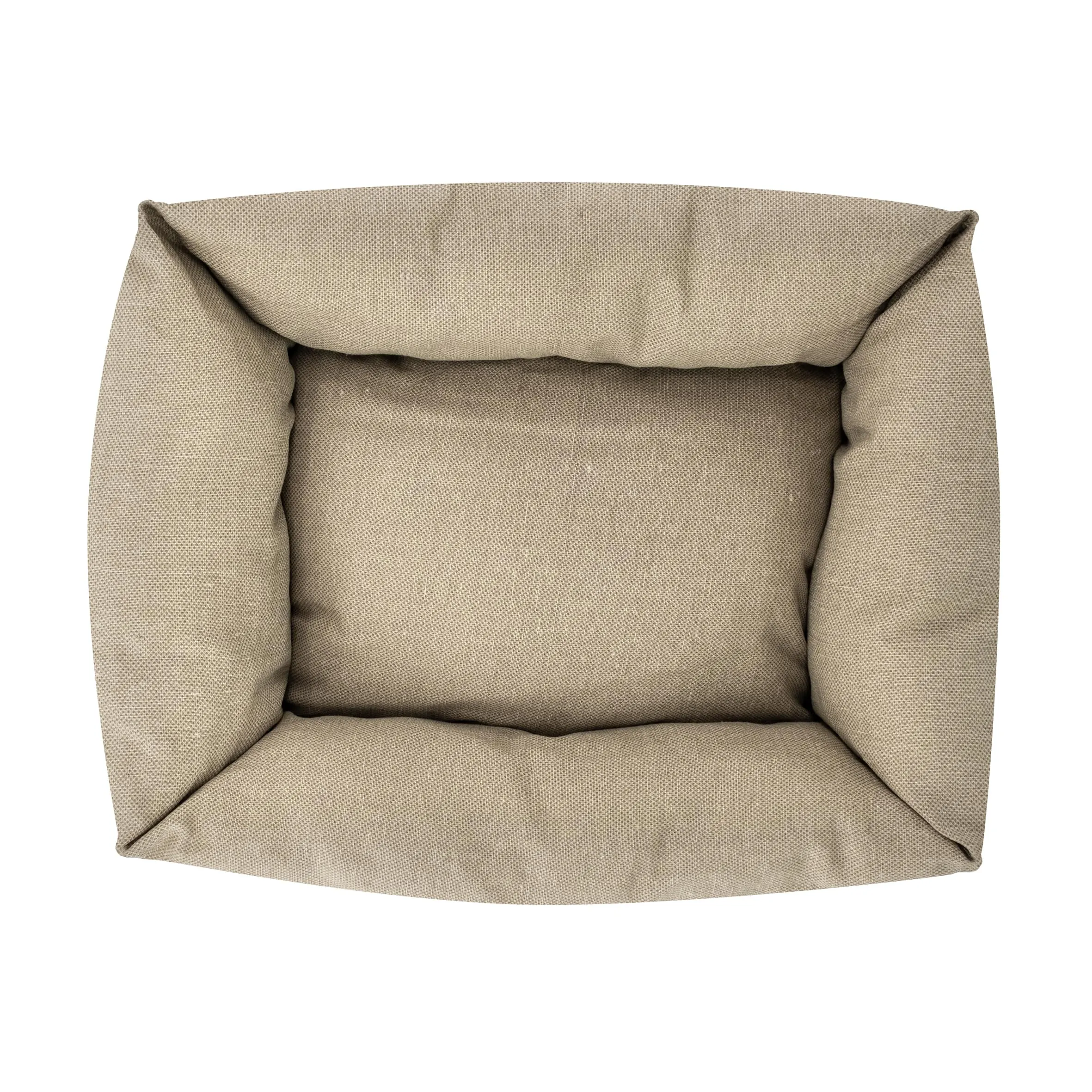 Record - Cuccia per Cani e Gatti Mono in Cotone, Colore: Beige, 60 x 45 x 15h cm. Lettino imbottito per animali a rapida asciugatura, morbido e accogliente. Cuscino rettangolare per cani e gatti. - immagine 2