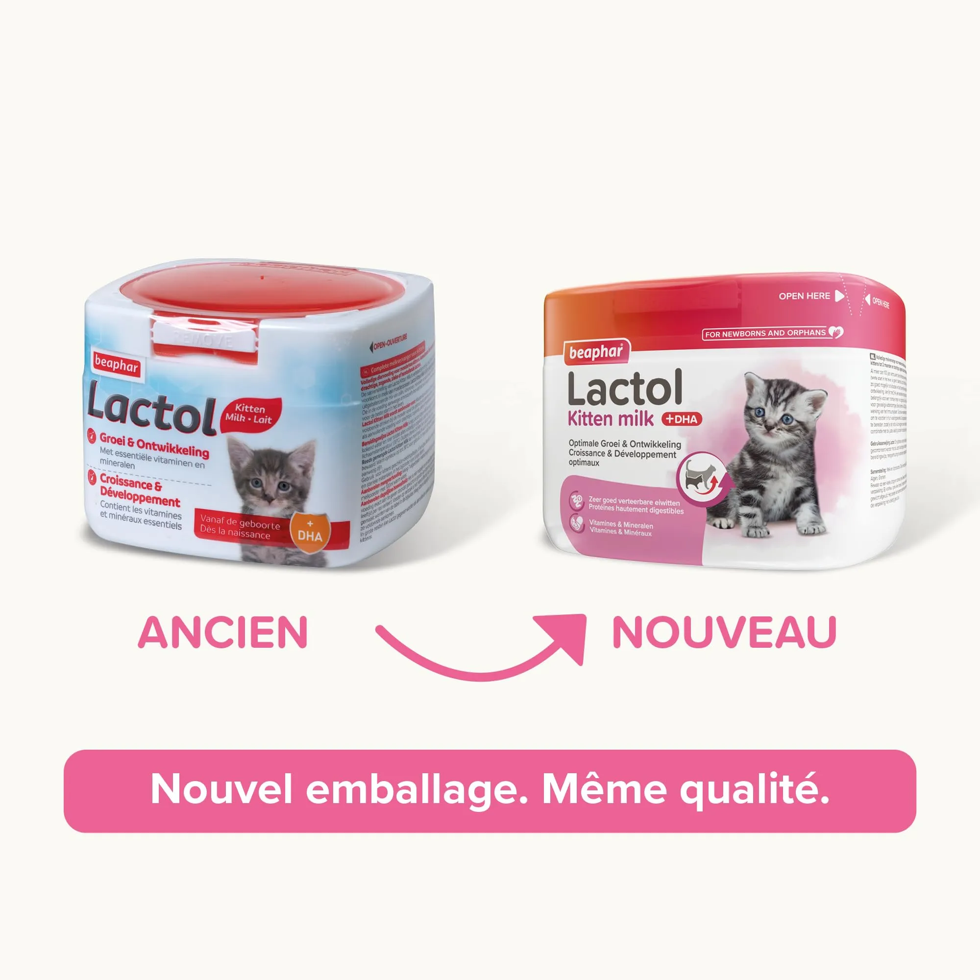 Beaphar Lactol, Latte in Polvere per Gattini, Sostituzione del Latte materno - immagine 8