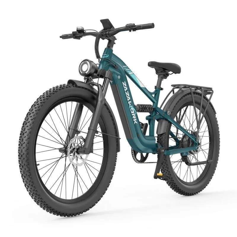 Bici Elettrica Zazawork CF500 1000W Batteria 48V 20Ah Pneumatici 27,5x3,0 - immagine 1