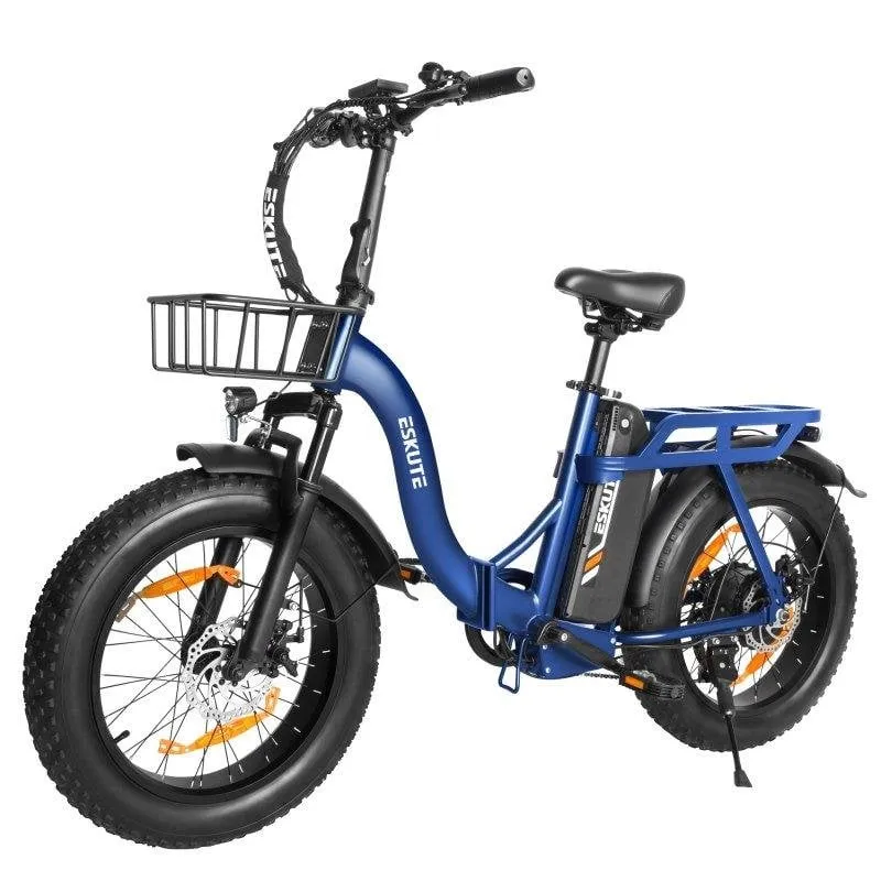 Velo Elettrico Eskute D202 250W Batteria 48V 20,8Ah Pneumatici 20x4,0 - immagine 1