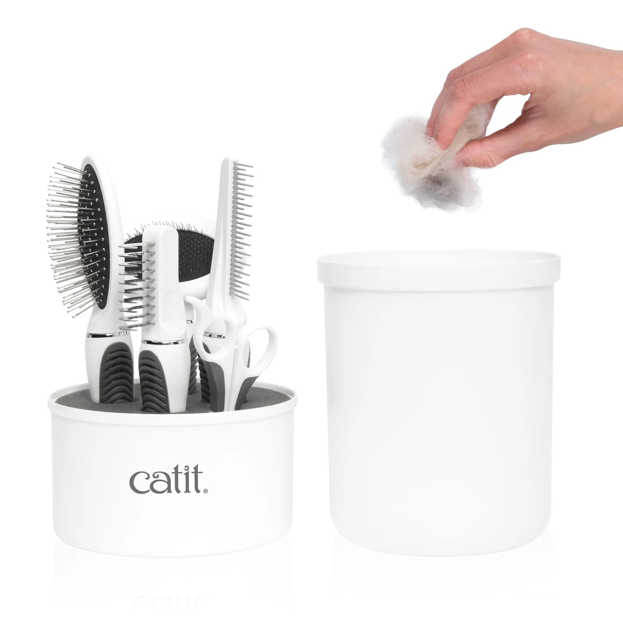Catit Set di Spazzole per Gatti a Pelo Lungo - immagine 2