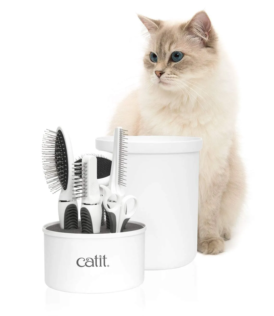 Catit Set di Spazzole per Gatti a Pelo Lungo - immagine 9