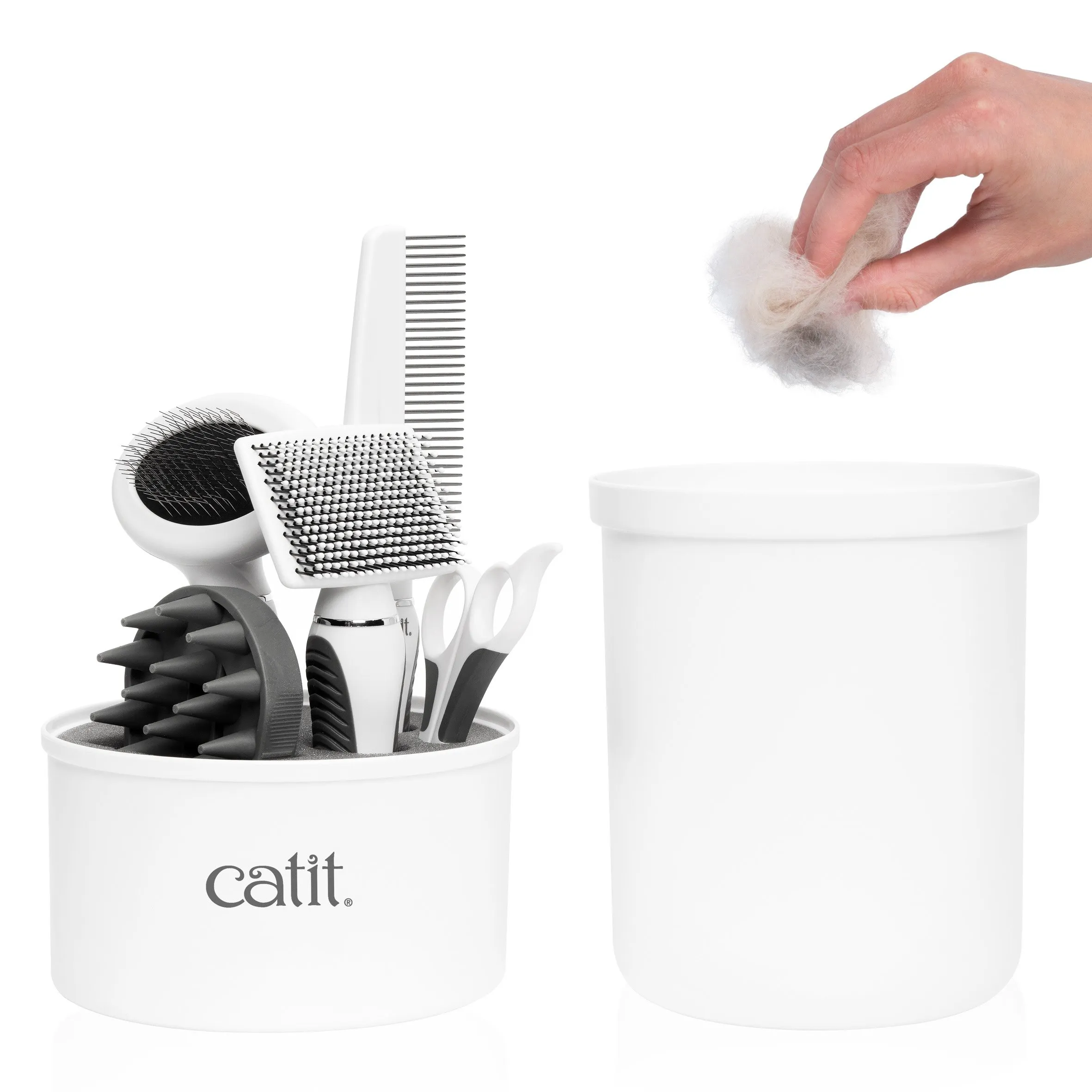 Catit Set di Spazzole per Gatti a Pelo Corto - immagine 2