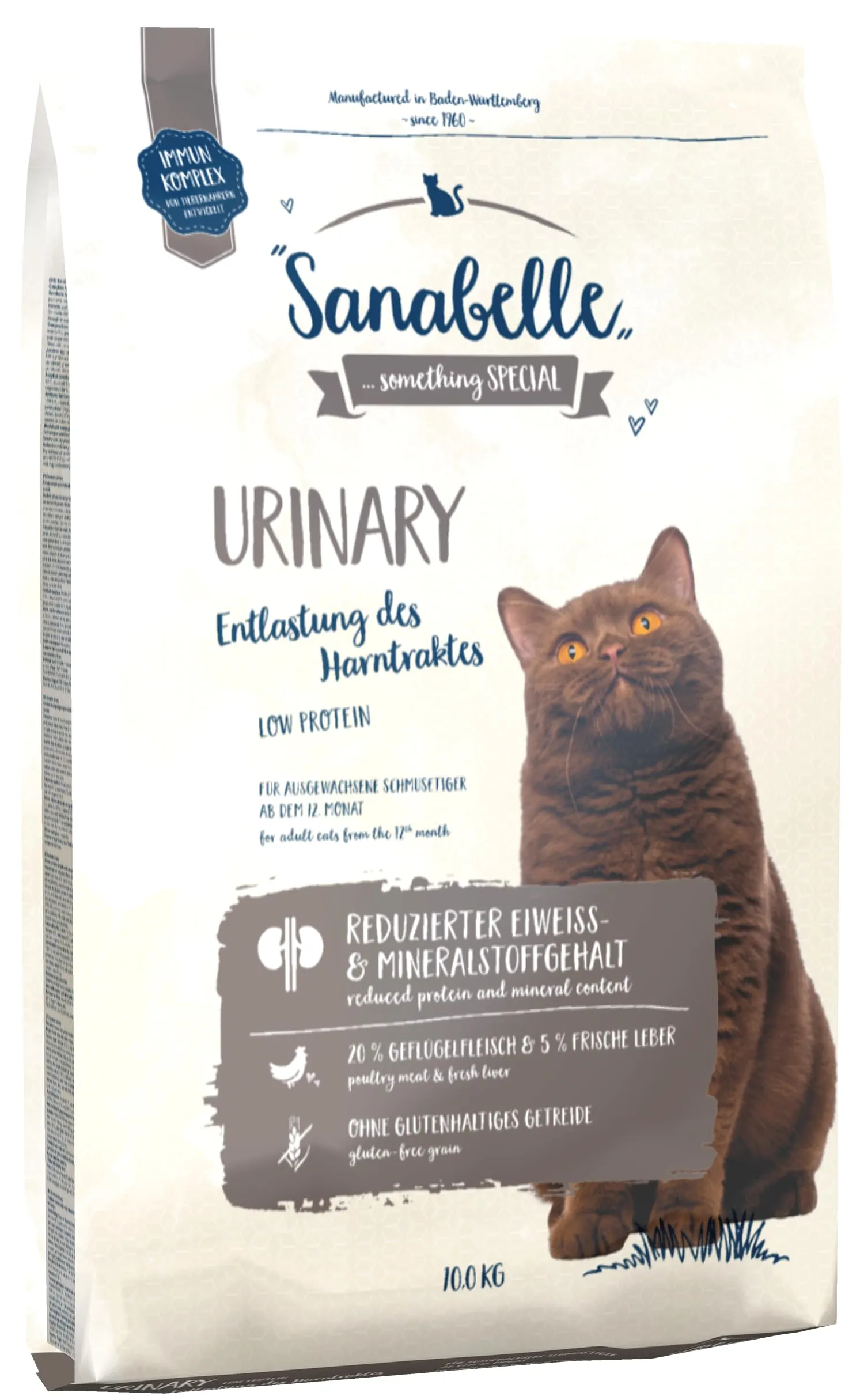 Sanabelle Urinary | Cibo secco per gatti adulti con sistema urinario sensibile | 1 x 10000 g - immagine 1