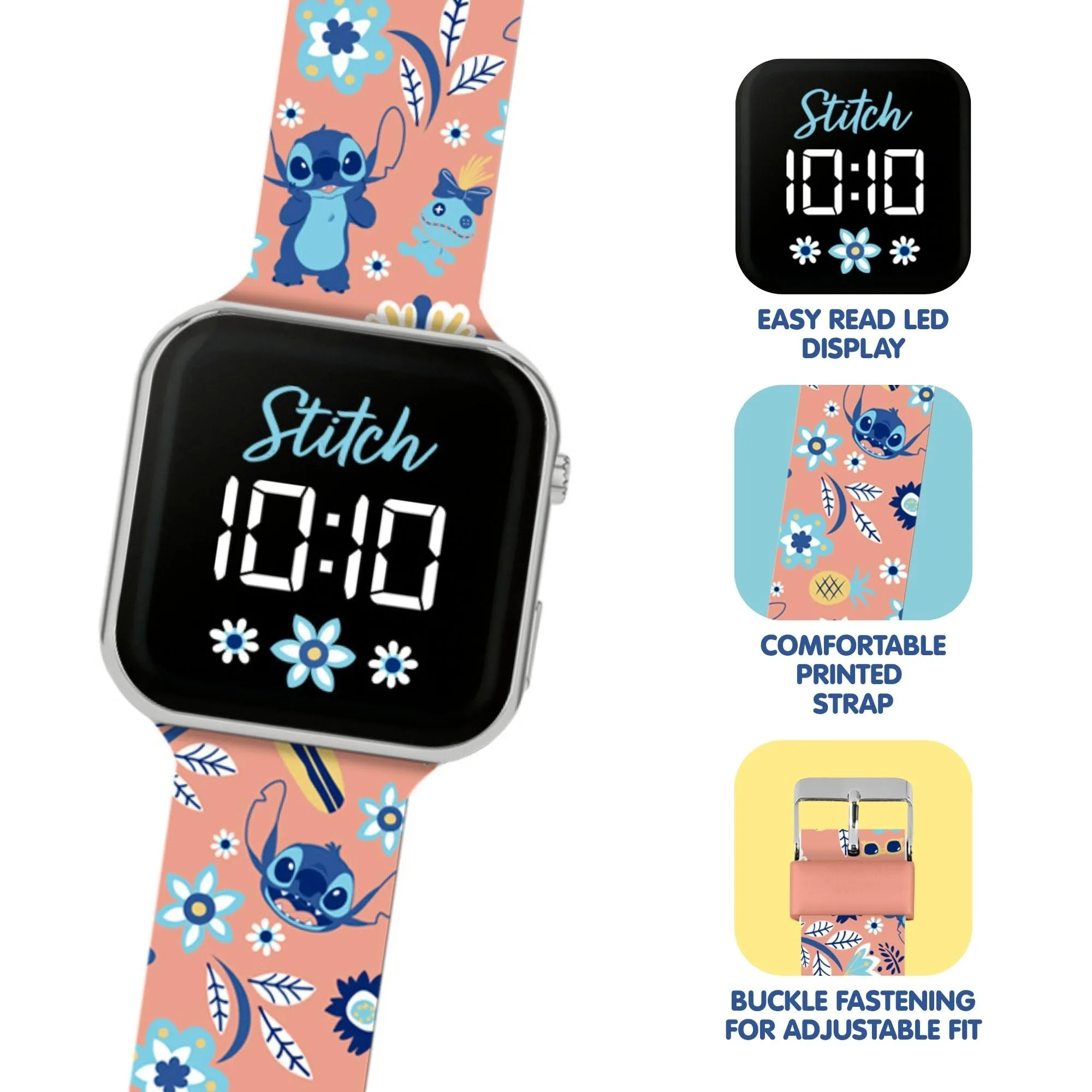 Lilo and Stitch Orologio casual LAS4070, Multicolore, Bracciale - immagine 3