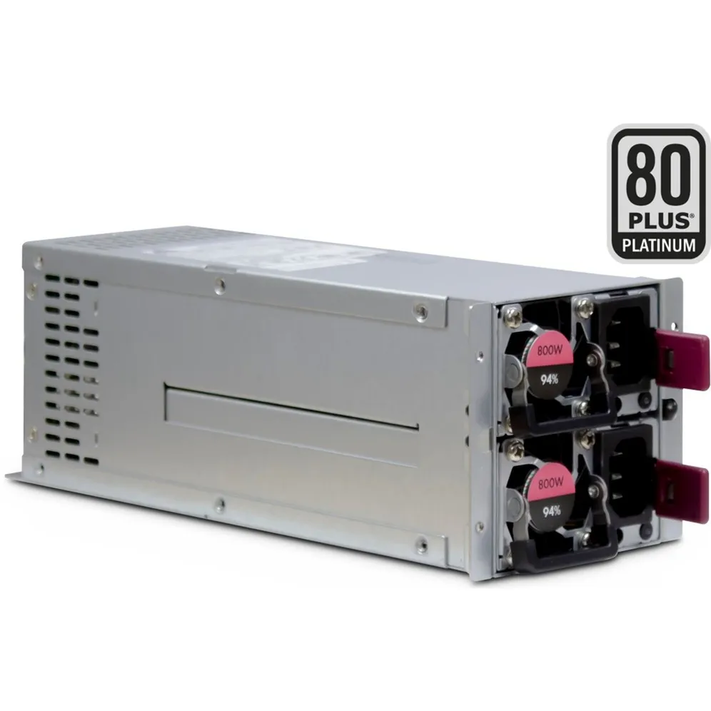 ASPOWER R2A-DV0800-N alimentatore per computer 800 W 20+4 pin ATX 2U Argento, Alimentatore PC - immagine 1