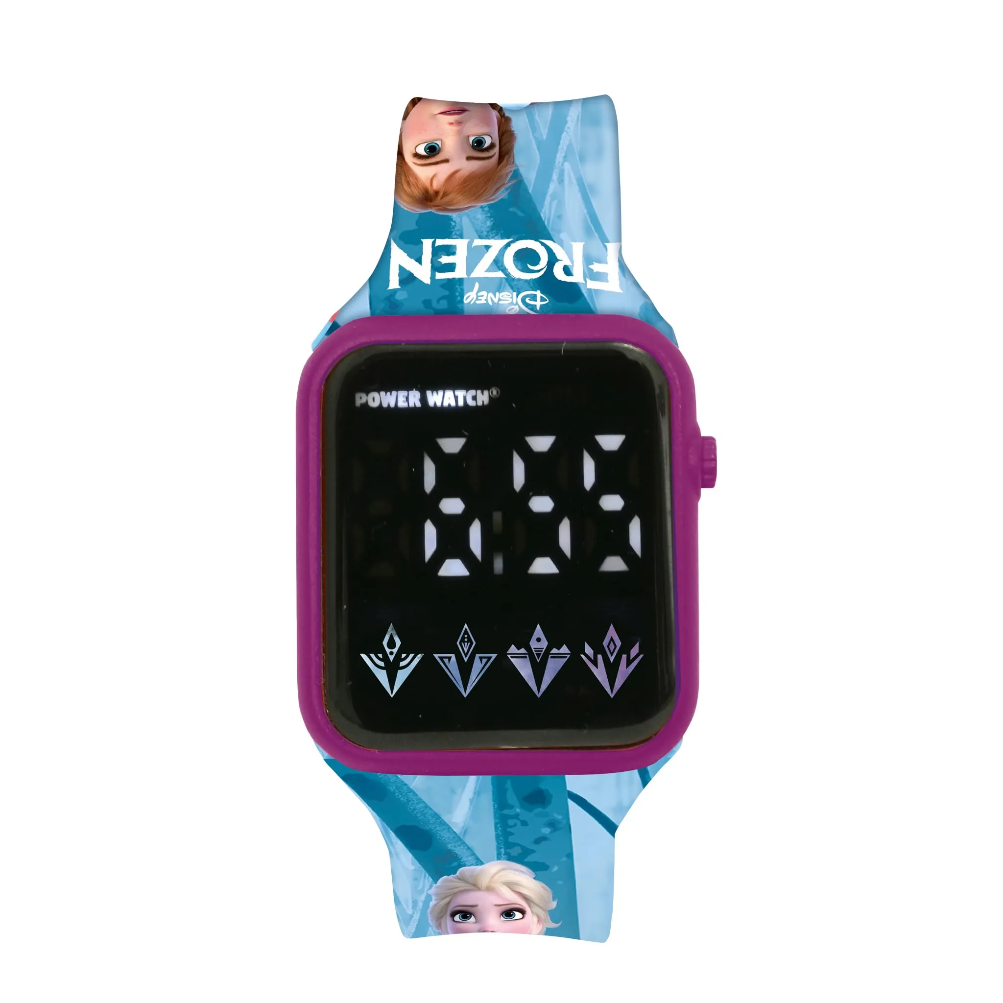 Lexibook, Frozen, Orologio digitale, display 12 o 24 ore, blu/viola, DMW060FZ - immagine 2