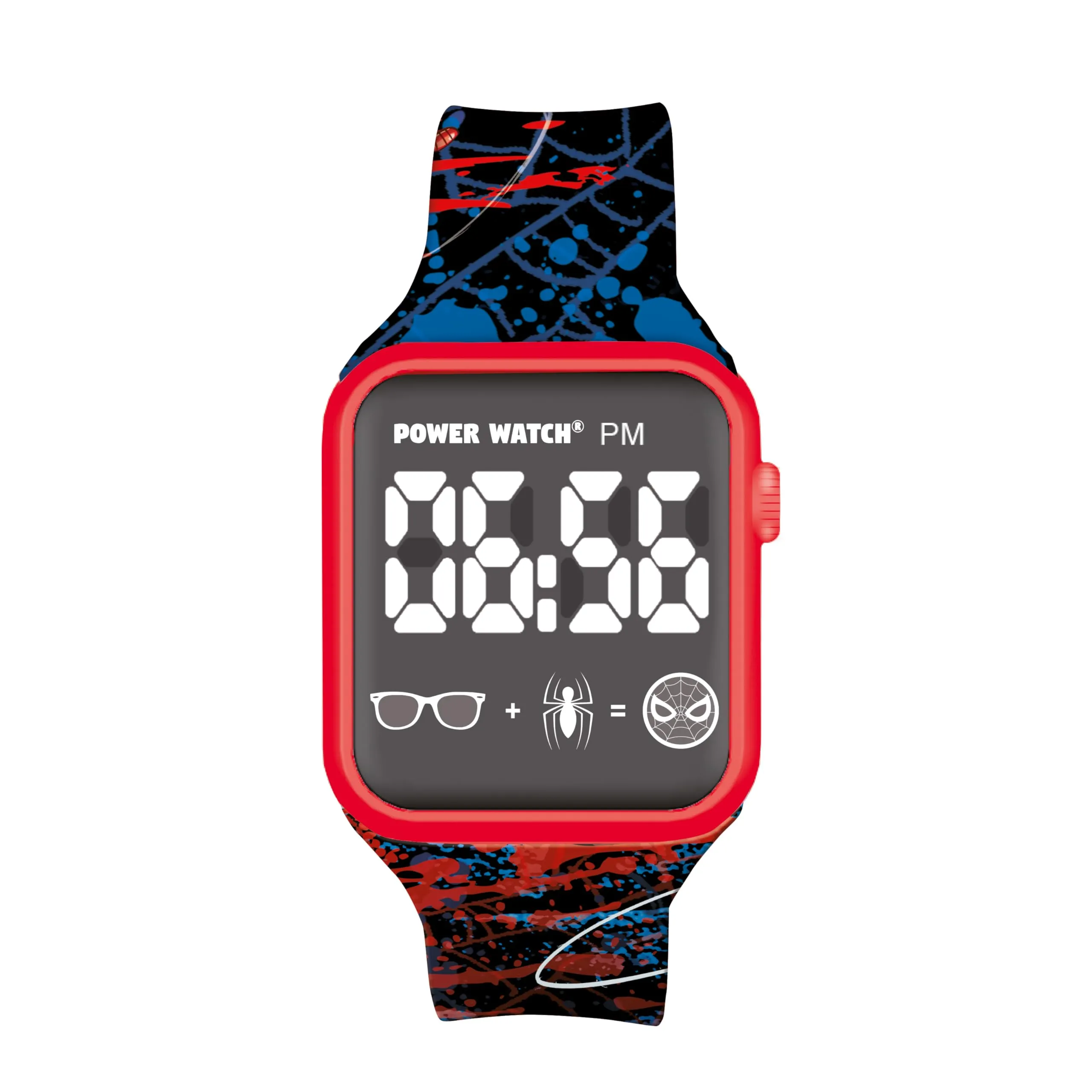 Lexibook, Spider-Man, Orologio con display digitale, display a 12 o 24 ore, blu/rosso, DMW060SP - immagine 2