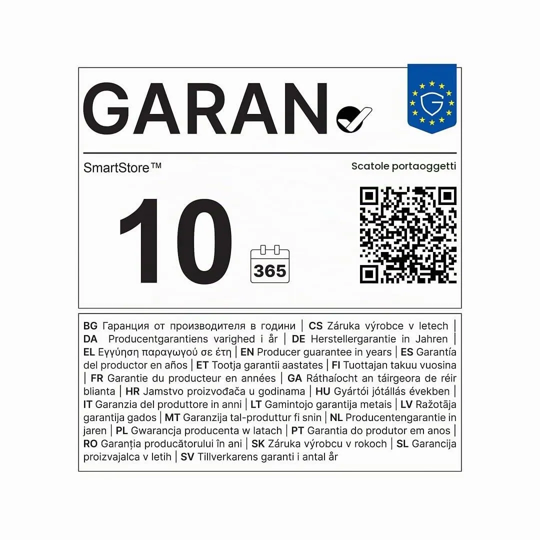 SmartStore Scatole Portaoggetti con Coperchio | 10x piccole 2L | 21x17x11cm - immagine 7