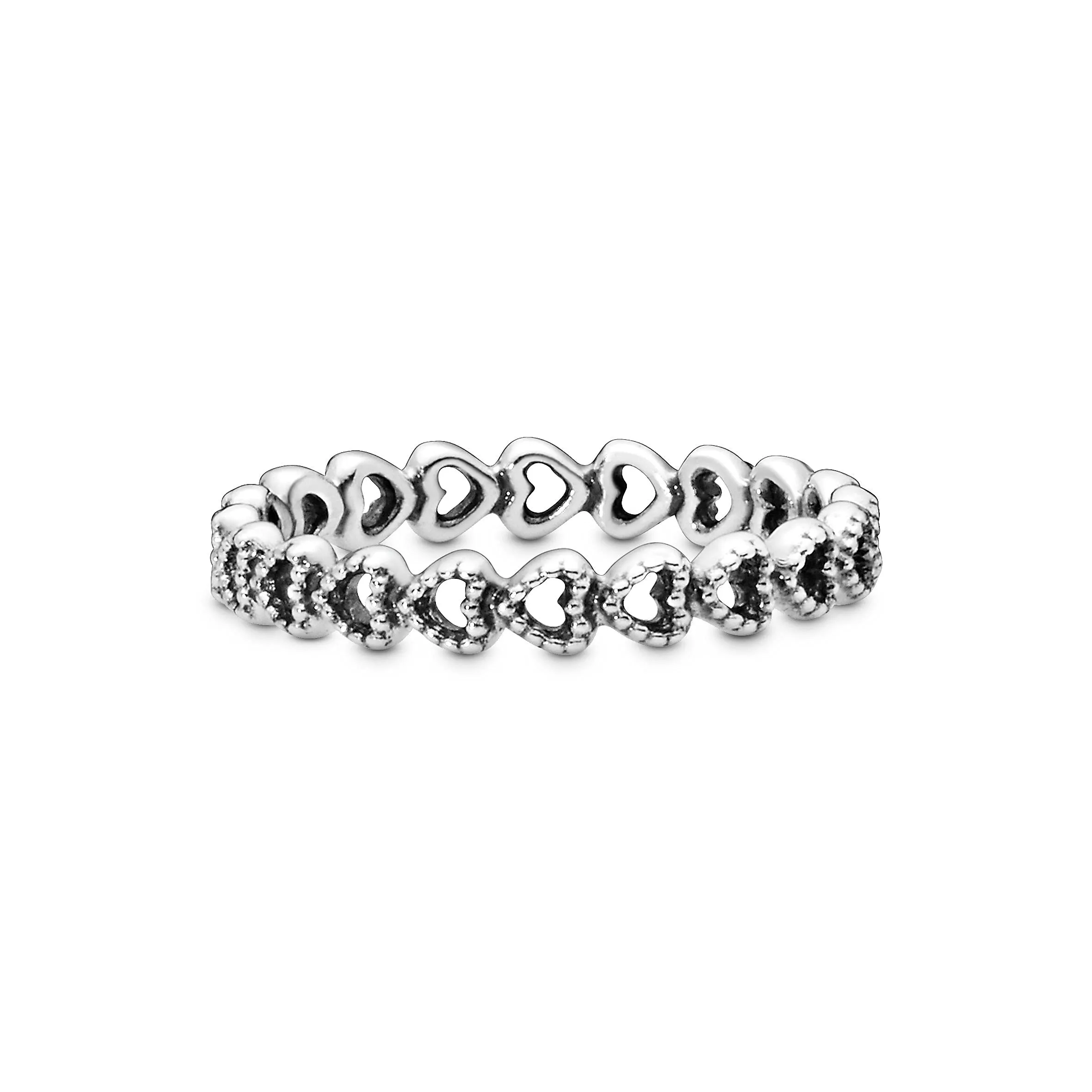 PANDORA 190980-52 Anello da donna in argento con cuore di zirconi - immagine 3