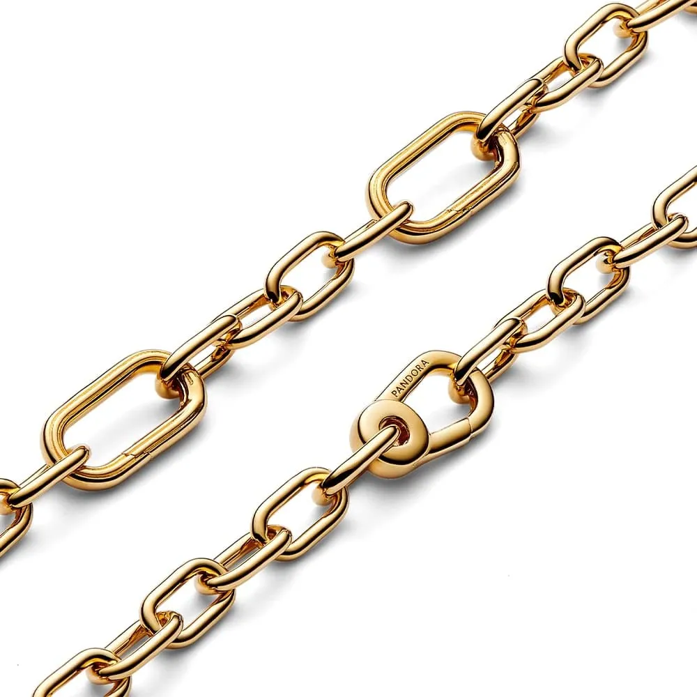 PANDORA ME Bracciale a maglie piccole placcato in oro 14 k, 2 - immagine 3
