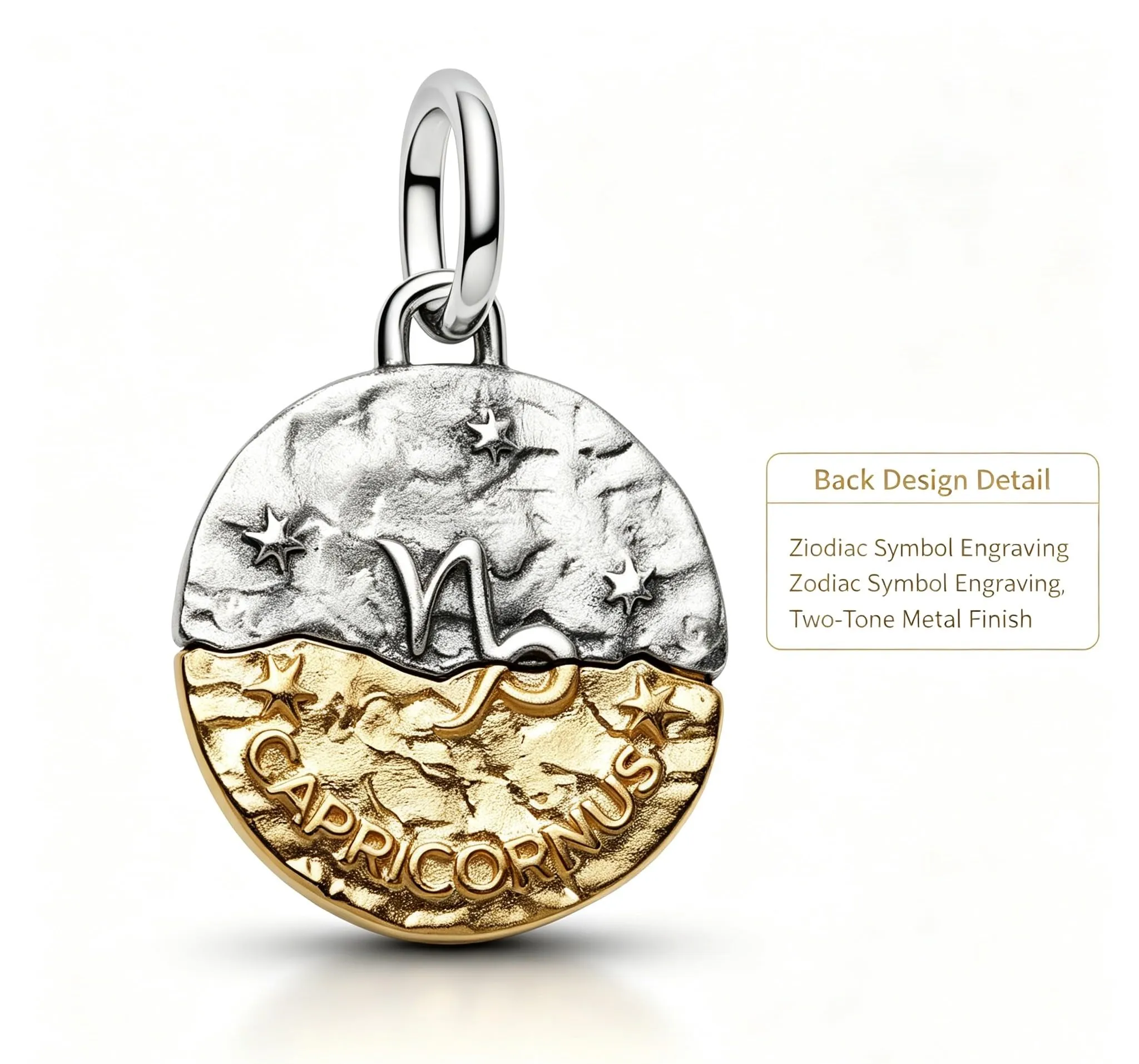WEIMU Ciondoli in argento Sterling 925 con segno zodiacale dorato, 12 costellazioni, perline e ciondoli per bracciale e collana, San Valentino, Festa della Mamma, per braccialetti europei e collane - immagine 3