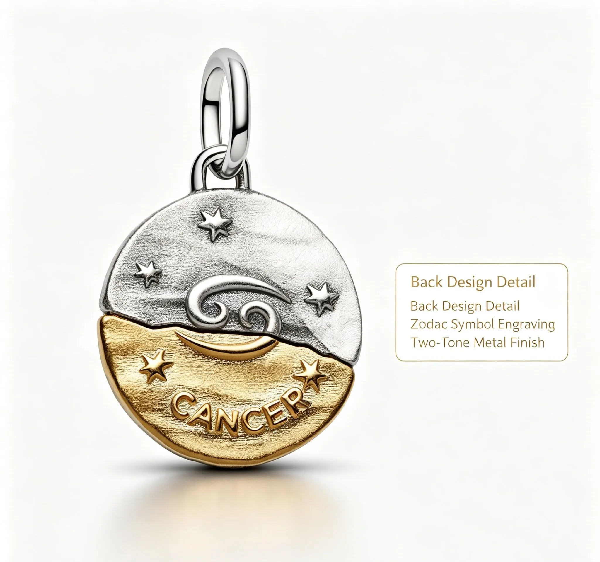 Ciondolo Zodiaco in Oro WEIMU, Segno Zodiacale per Bracciale, 12 Costellazioni, Ciondolo in Argento Sterling 925, Perle per Braccialetto, Collana per Giorno di San Valentino, Giorno della Madre - immagine 3