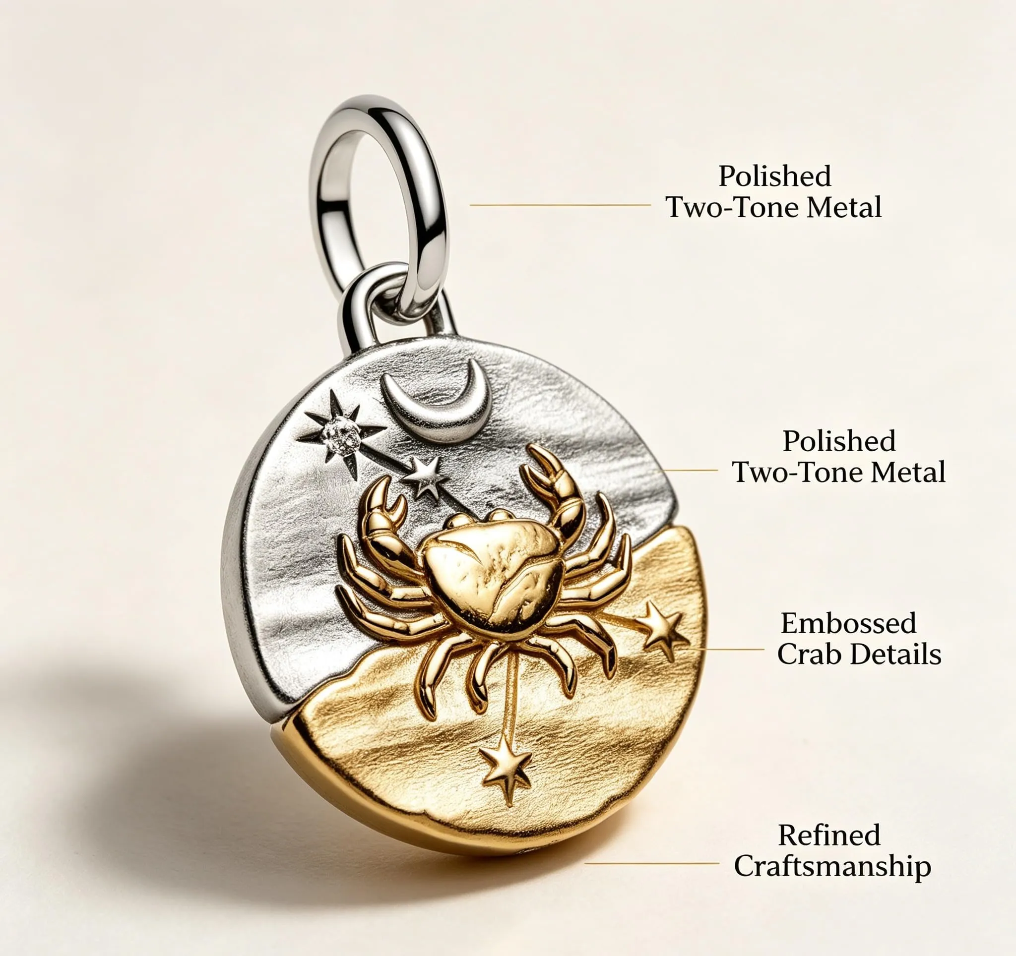 Ciondolo Zodiaco in Oro WEIMU, Segno Zodiacale per Bracciale, 12 Costellazioni, Ciondolo in Argento Sterling 925, Perle per Braccialetto, Collana per Giorno di San Valentino, Giorno della Madre - immagine 4