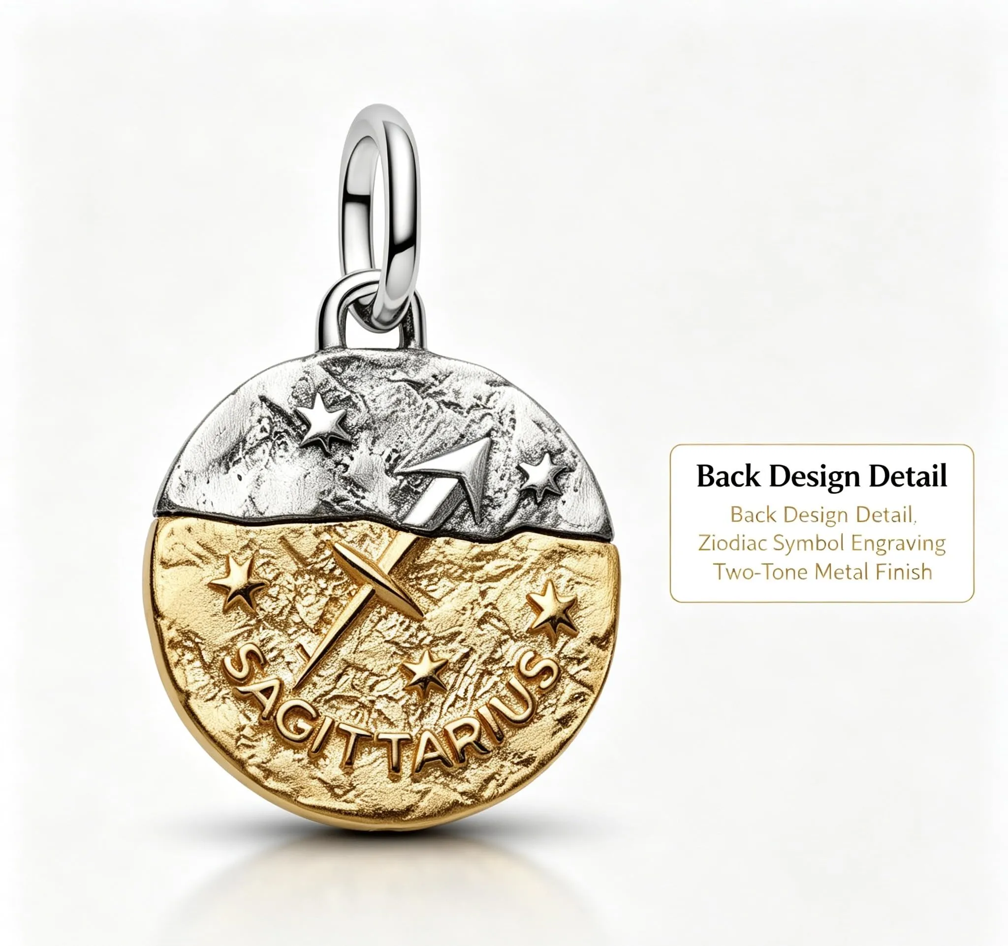 WEIMU Ciondoli in argento Sterling 925 con segno zodiacale dorato, 12 costellazioni, ciondoli e perline per braccialetto e collana, San Valentino, festa della mamma, per braccialetti europei e collane - immagine 3