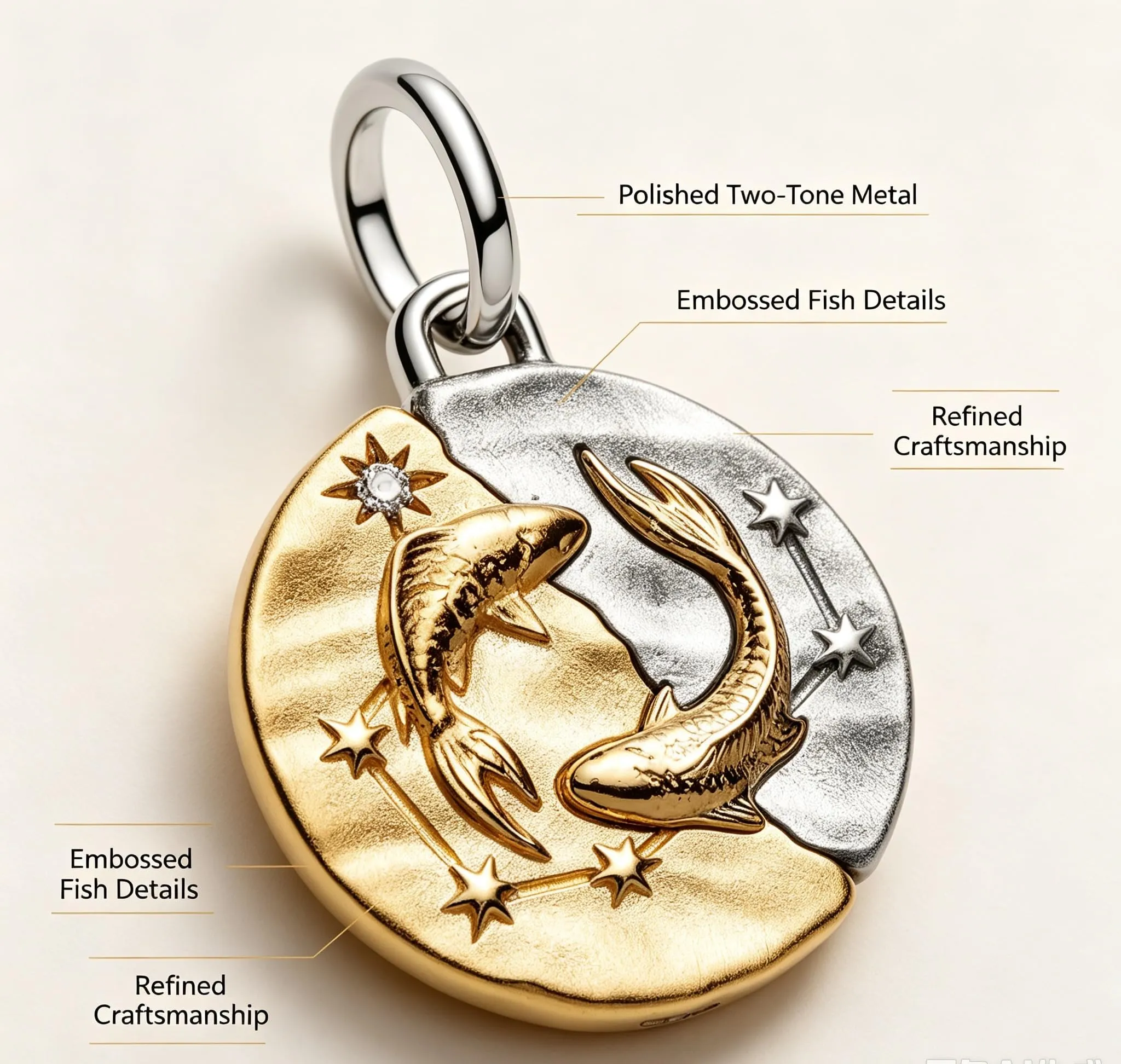 WEIMU Ciondoli dorati con segno zodiacale per braccialetto, argento Sterling 925, con 12 costellazioni, per braccialetti e collane europei, m, Argento sterling, Zirconia cubica - immagine 3