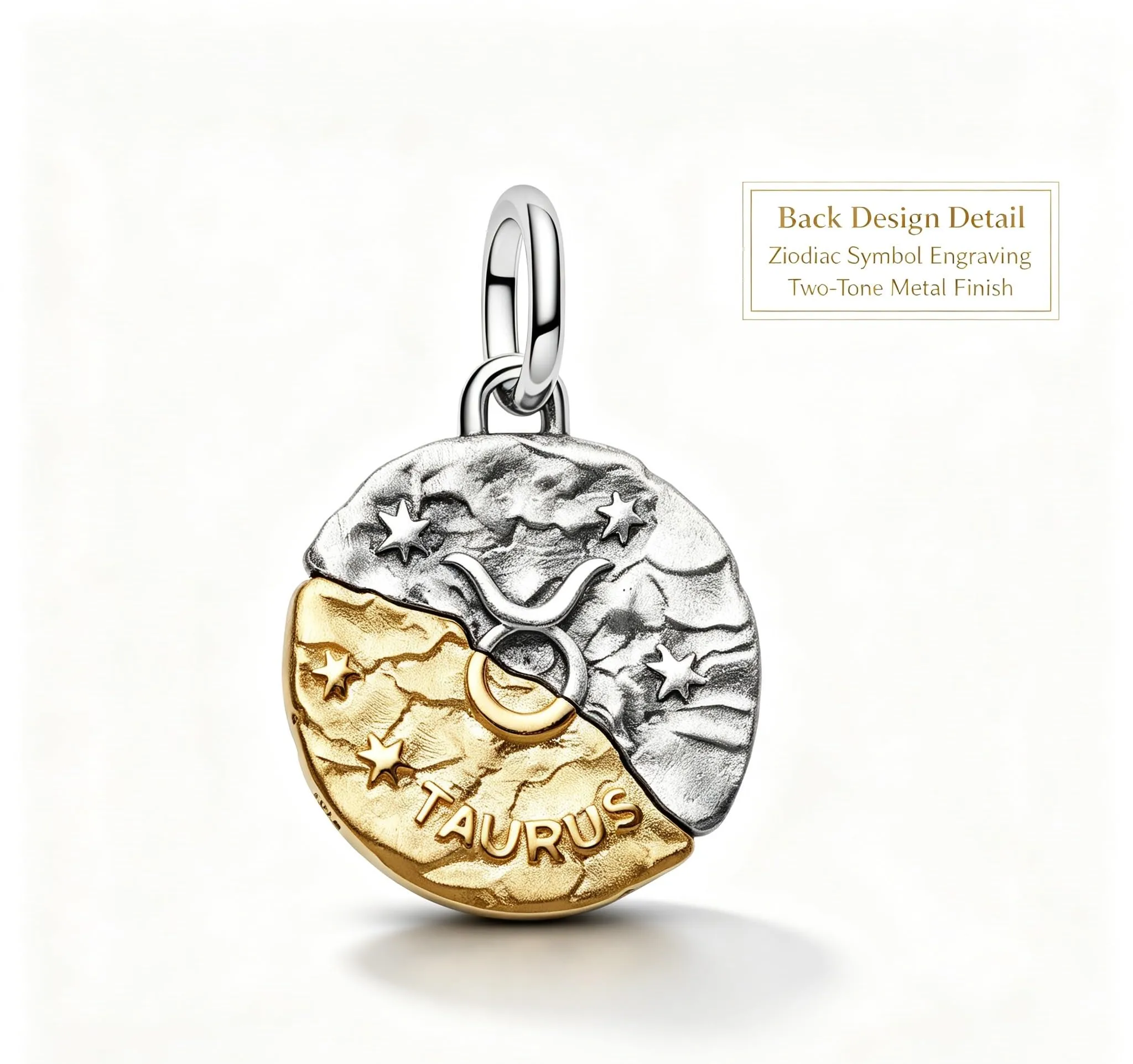 WEIMU Ciondoli in Argento Sterling 925 con Segno Zodiacale Dorato, 12 Costellazioni, Charm Perline per Bracciale e Collana per San Valentino, Festa della Mamma, per Braccialetti Europei e Collane - immagine 3
