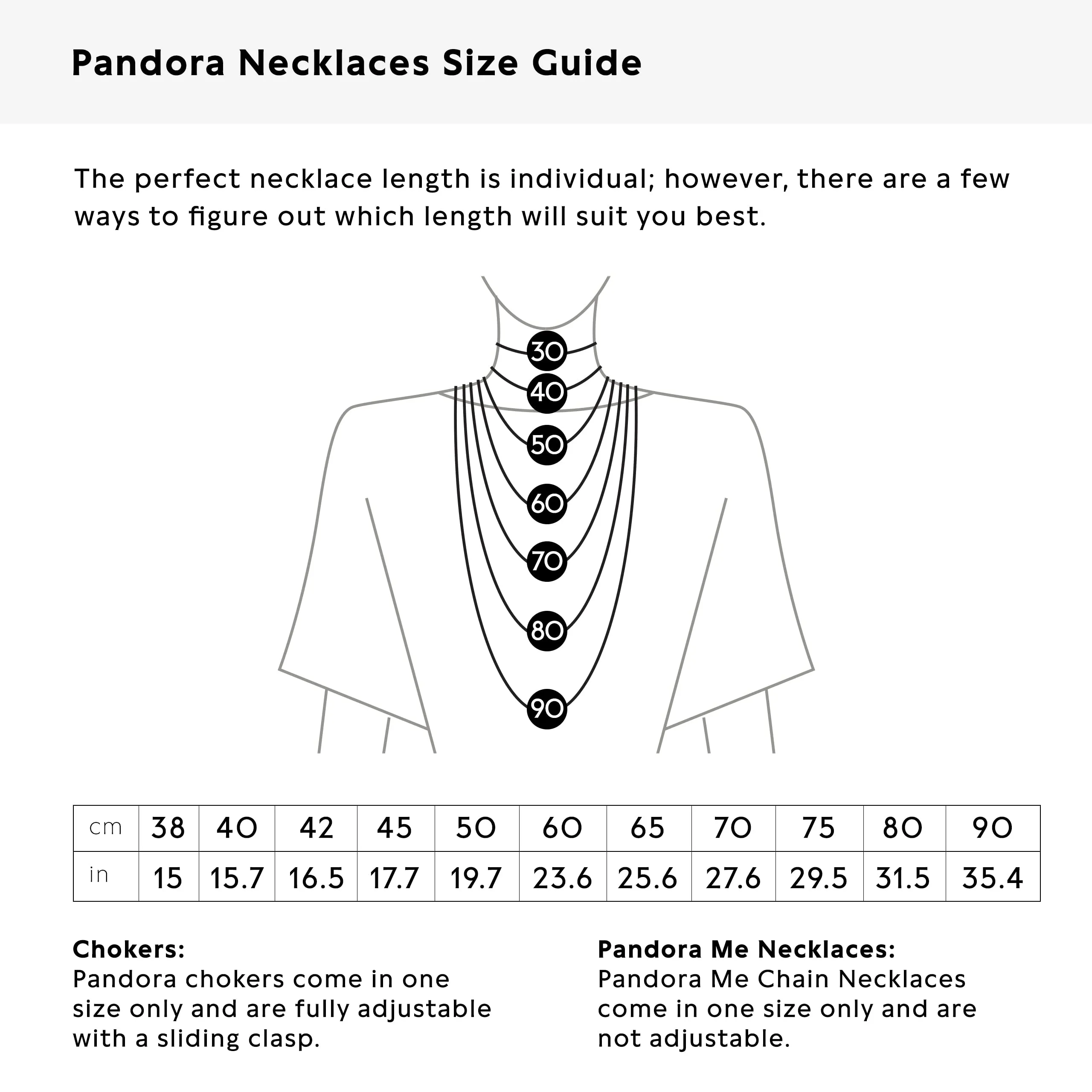 PANDORA Icons Collana in argento, 75 - immagine 6