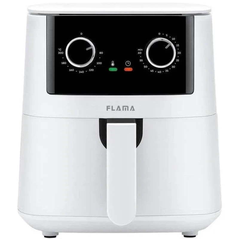 Friggitrice ad Aria Flama 645FL 4,2L 1400W Bianca Timer Antiadherente - immagine 1