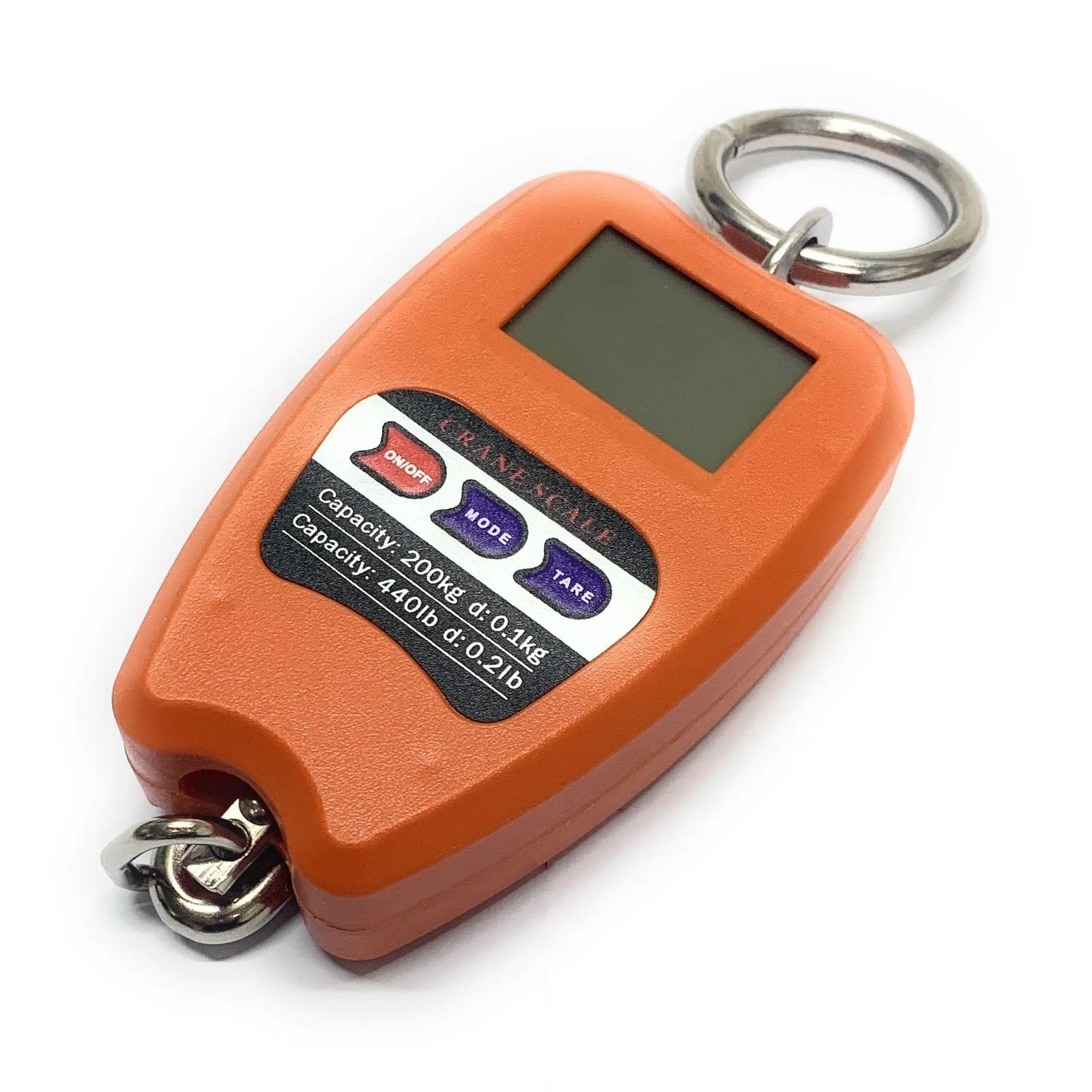 TEMPO DI SALDI Bilancia con Gancio Professionale Dinamometrica Max 200 Kg con Schermo Retroilluminato, Bilancia Digitale Pesa Valigia da Viaggio Portatile - immagine 4