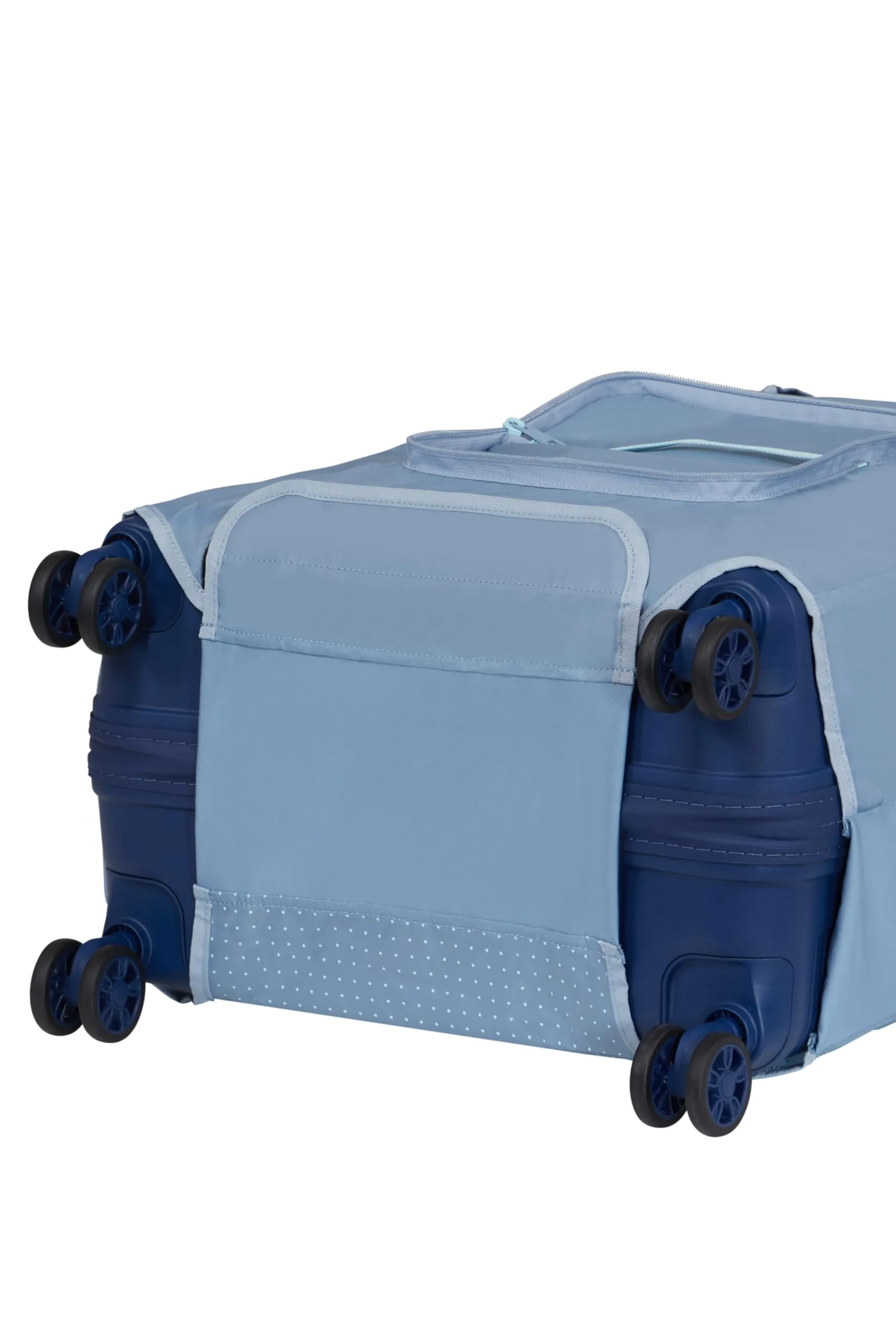 American Tourister - Coprivaligia M, Copertura Valigia Pieghevole, Protezione Valigia da Viaggio, 62 x 45 x 30 cm, Blu Pietra/Blu - immagine 4